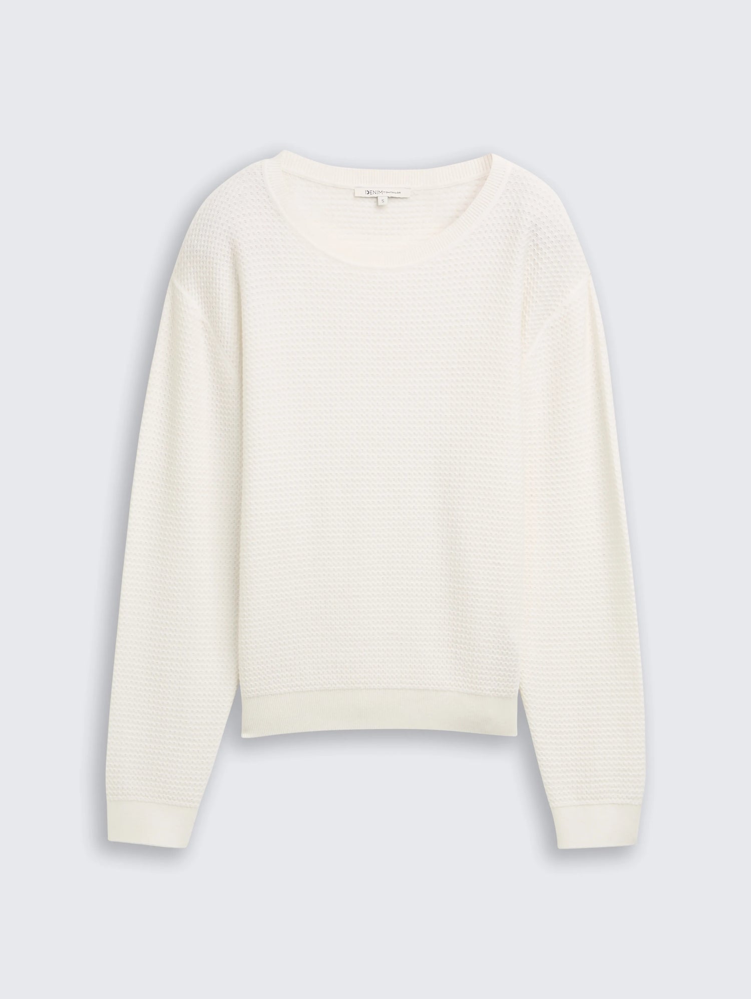 Tom Tailor_0_Knitted Jumper with Round Neck_1047882_10332_01
