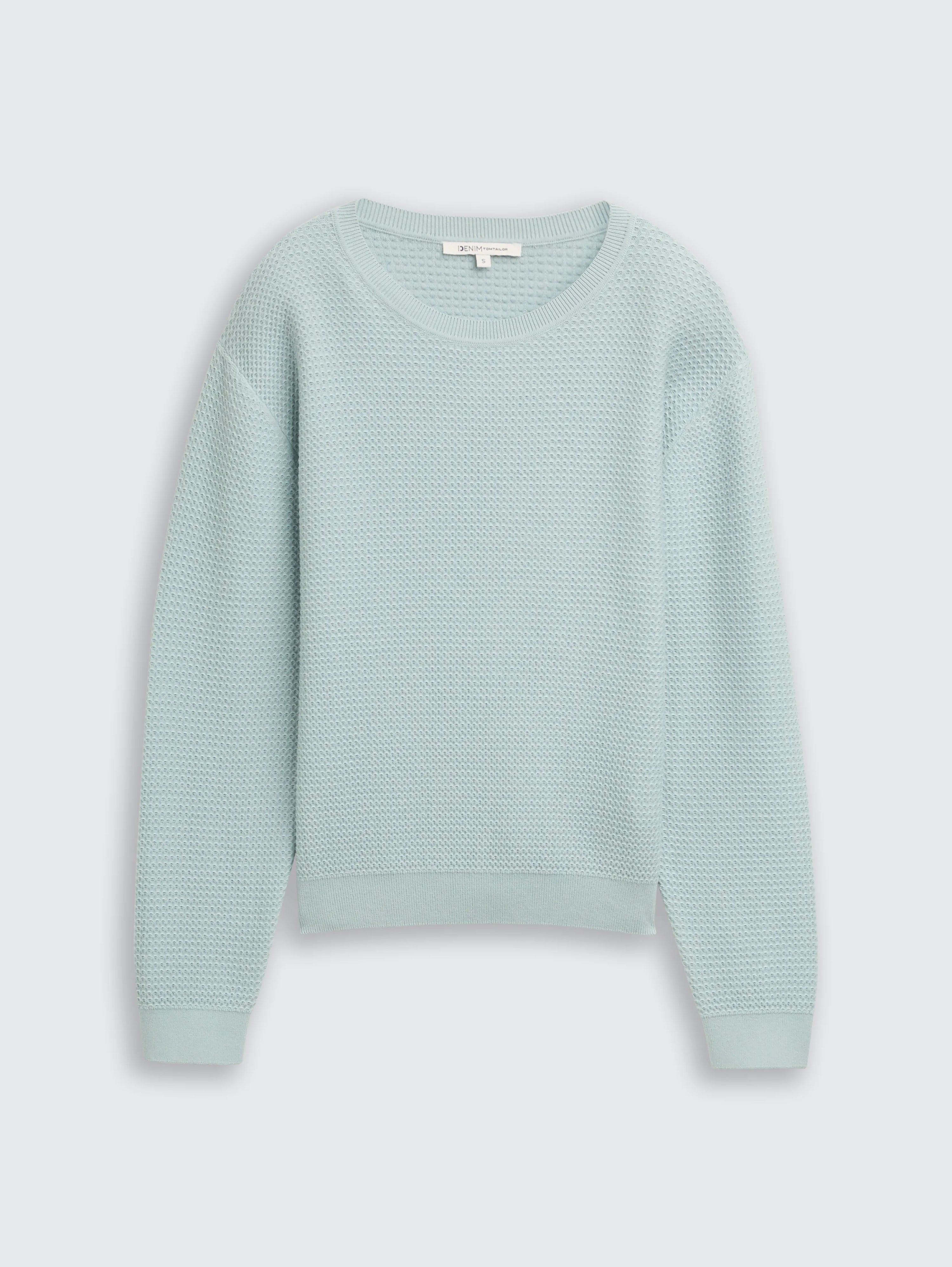 Tom Tailor_0_Knitted Jumper with Round Neck_1047882_13733_01