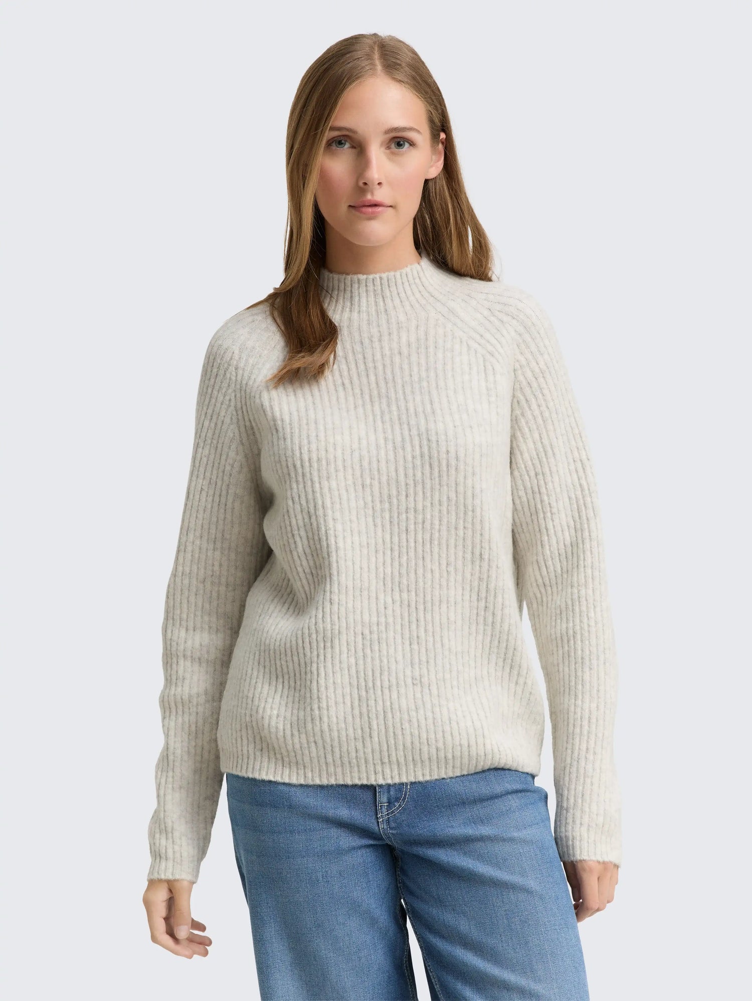 Tom Tailor_0_Relaxed Fit Knitted Jumper with Stand-Up Collar_1047895_10396_02