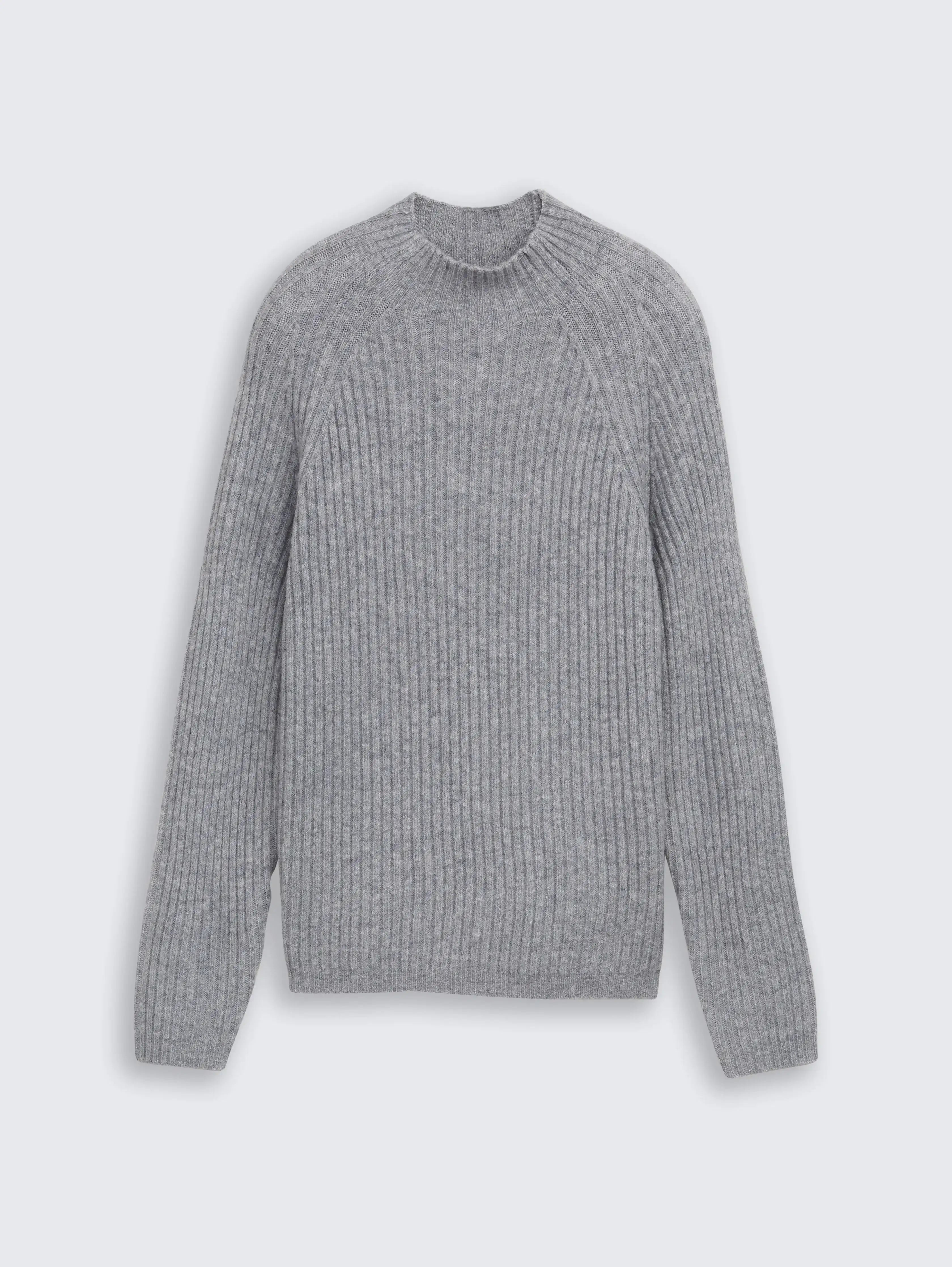 Tom Tailor_0_Relaxed Fit Knitted Jumper with Stand-Up Collar_1047895_10658_04