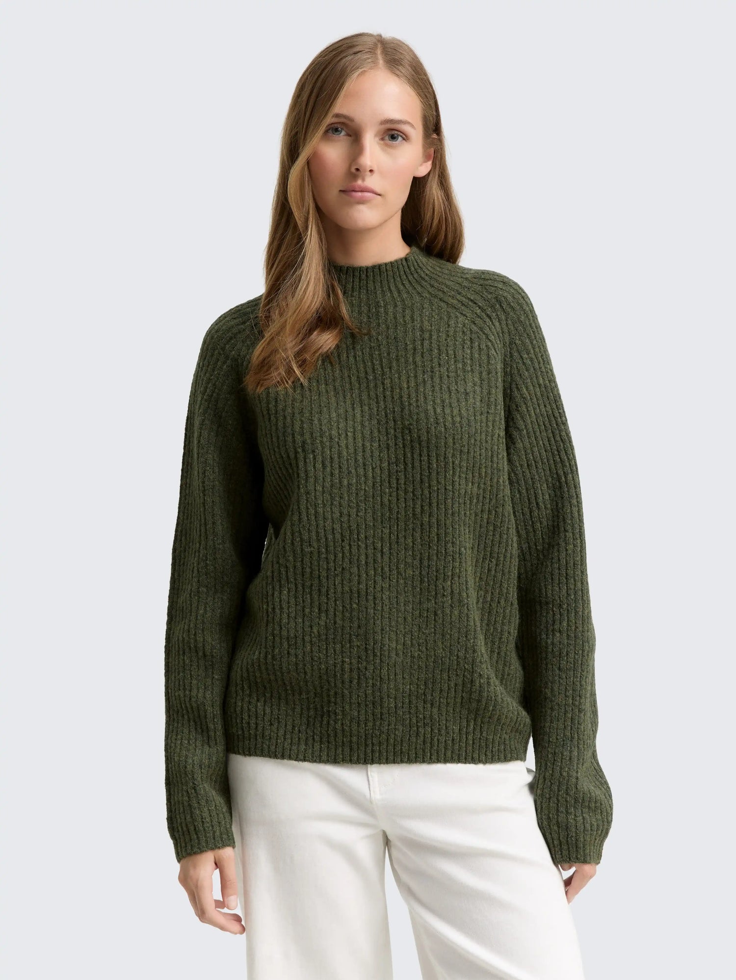 Tom Tailor_0_Relaxed Fit Knitted Jumper with Stand-Up Collar_1047895_38545_02