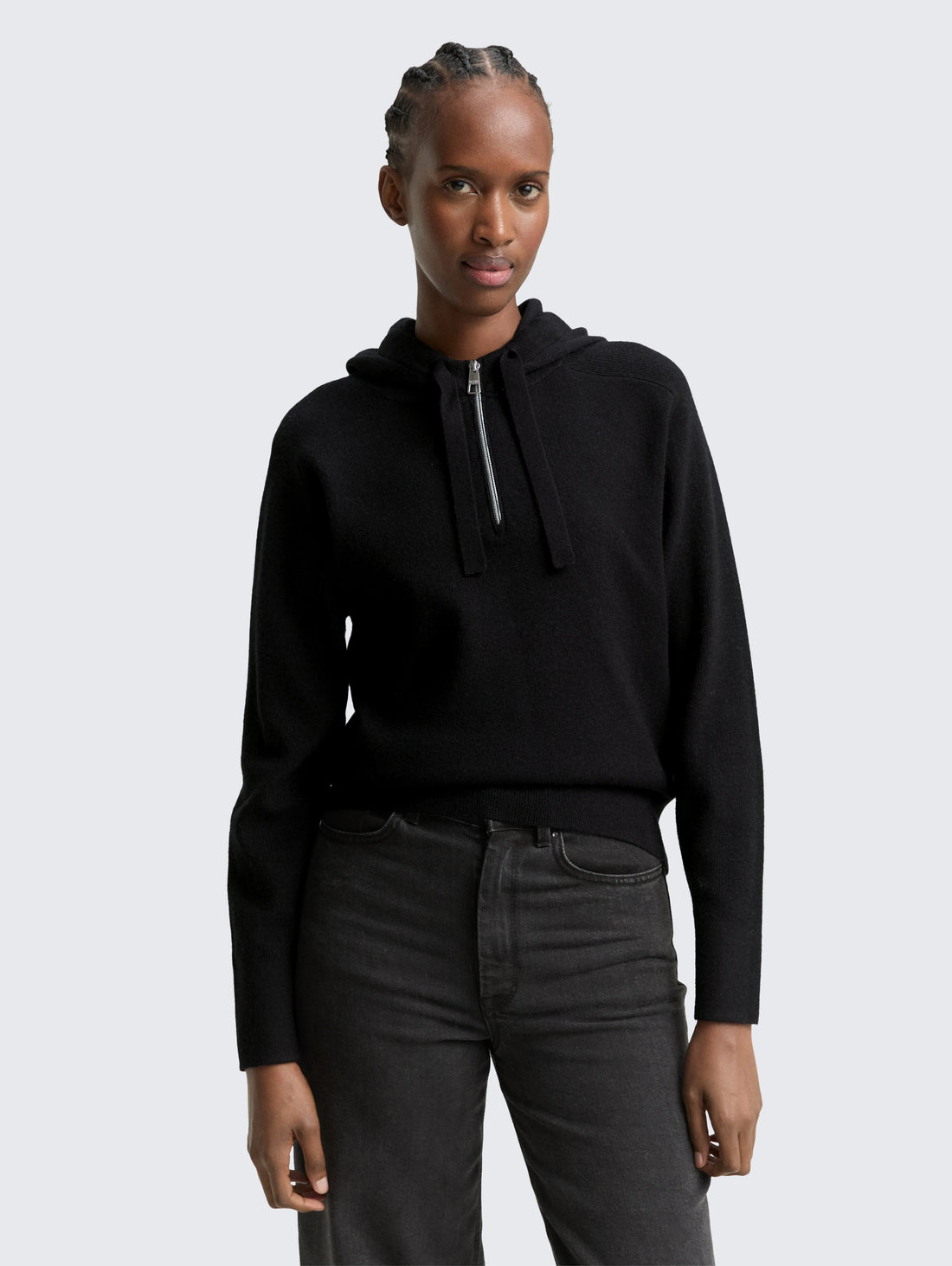 Tom Tailor_0_Hoodie Knitted Jumper with Zip_1047896_14482_02