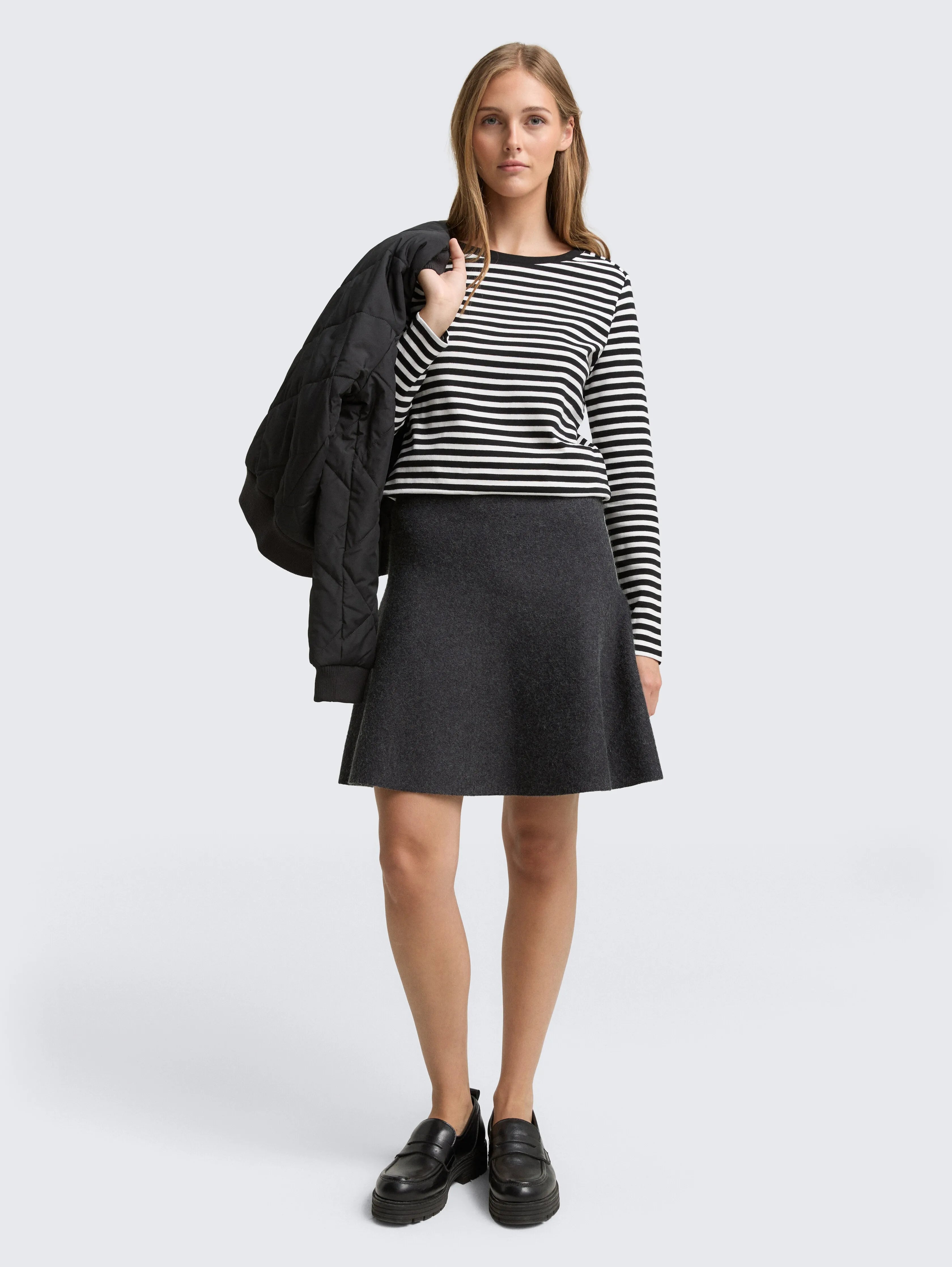 Tom Tailor_0_Mini Skater Knit Skirt_1047909_10522_01