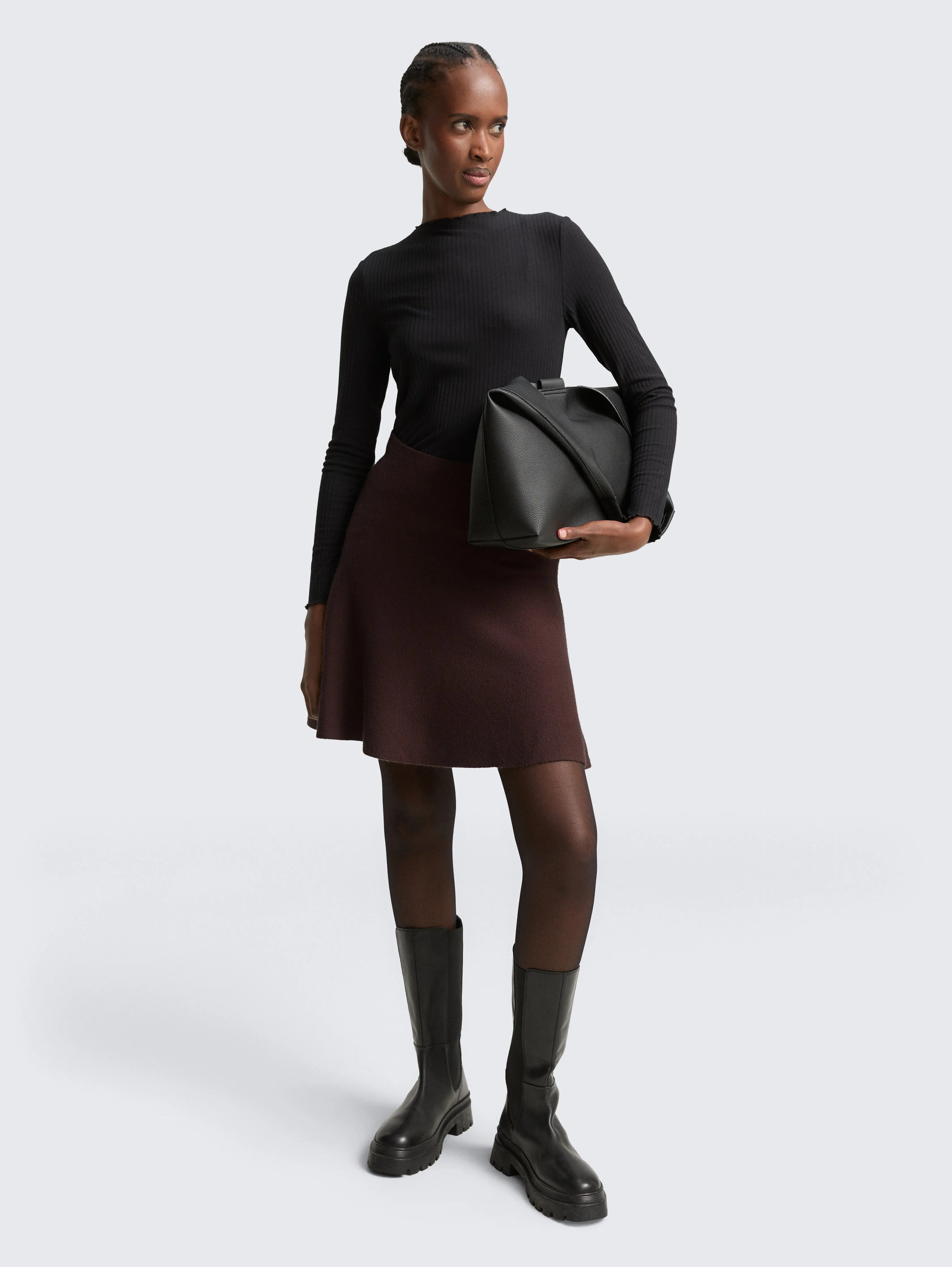 Tom Tailor_0_Mini Skater Knit Skirt_1047909_38864_02