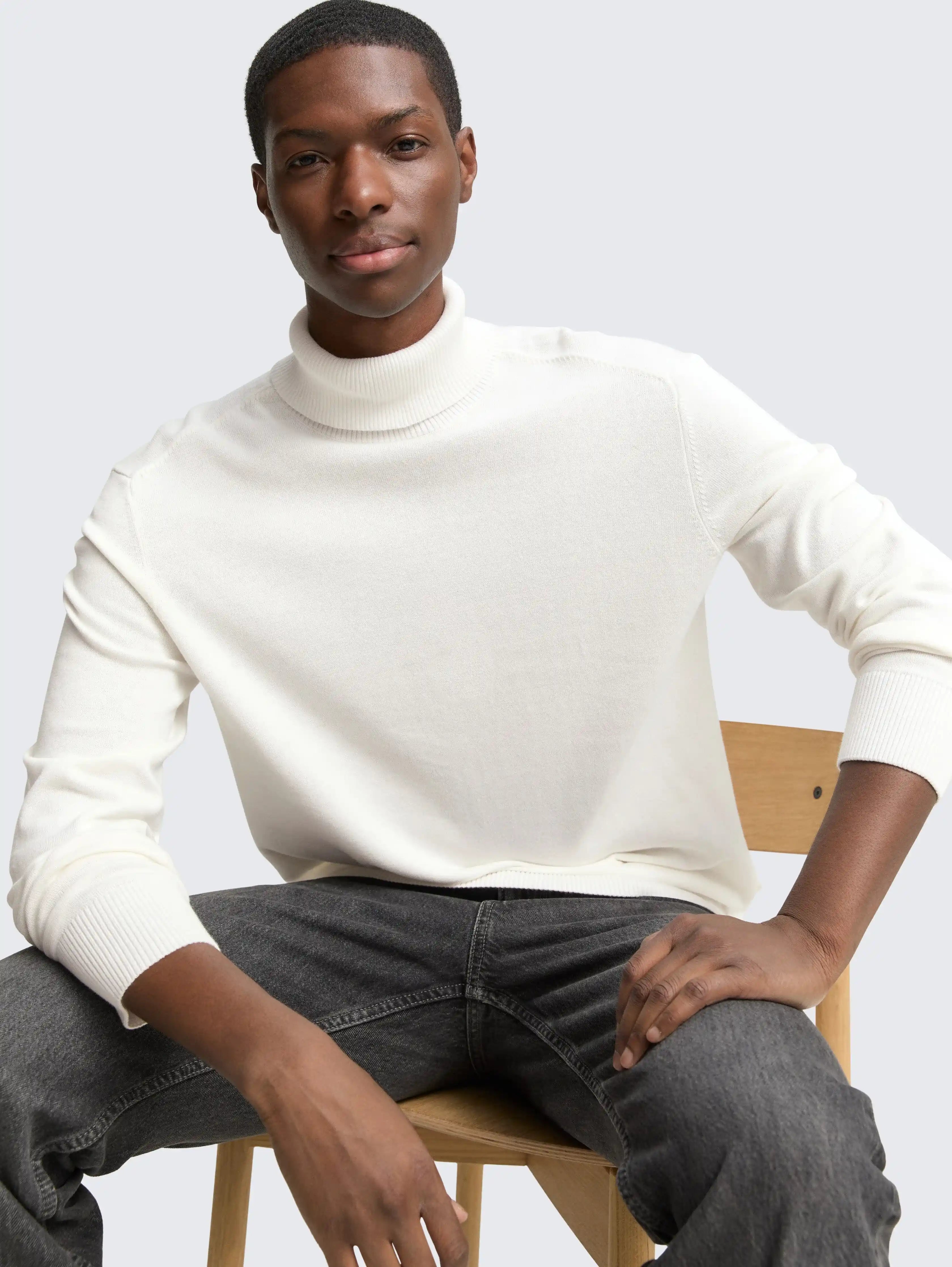 Tom Tailor_0_Cotton Turtleneck Jumper_1047970_12906_05