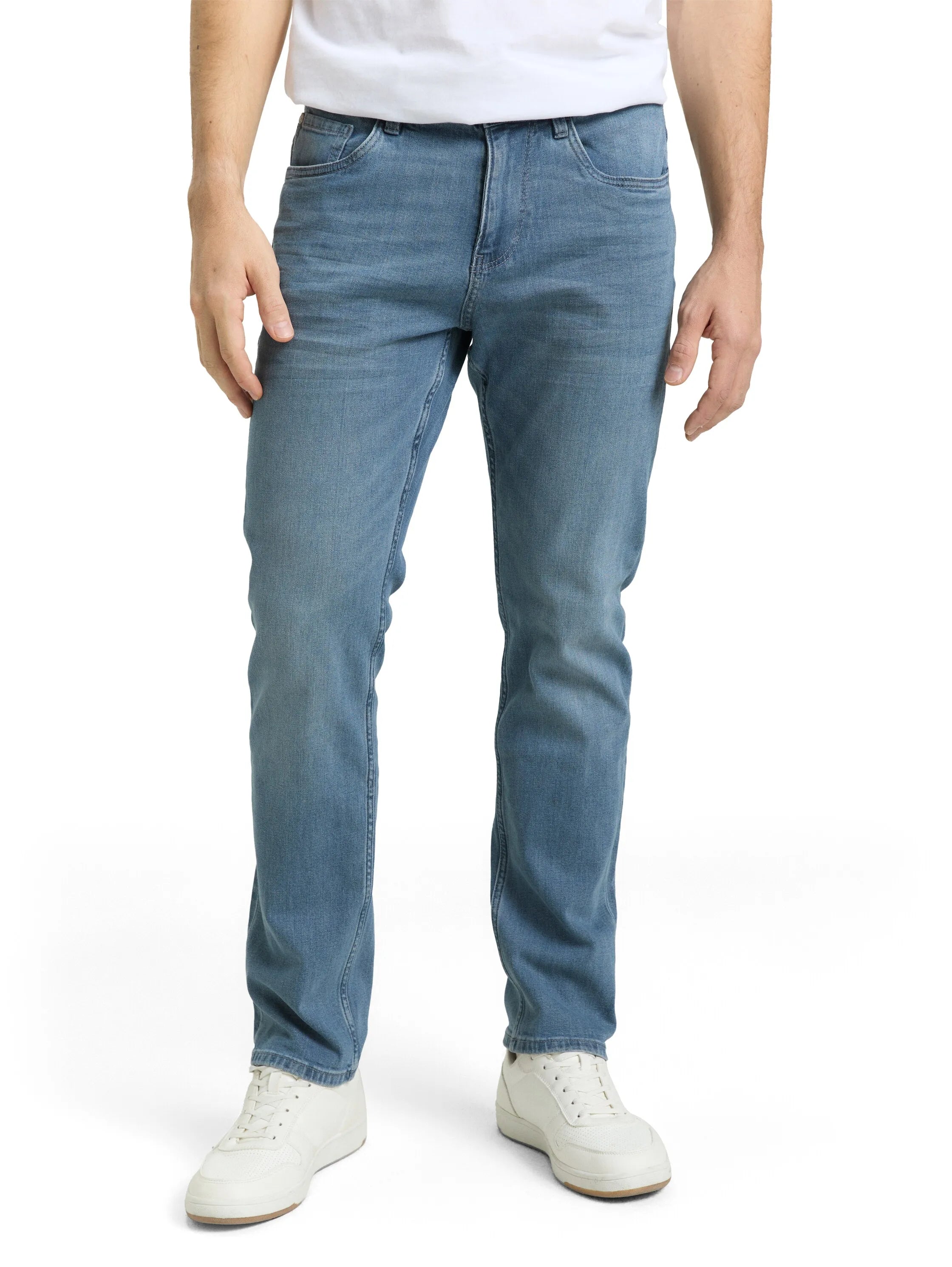 Tom Tailor Blue Grey Denim Men Ttjosh Regular Slim Stretch Jeans SKU: 1047978_10160 Image 01