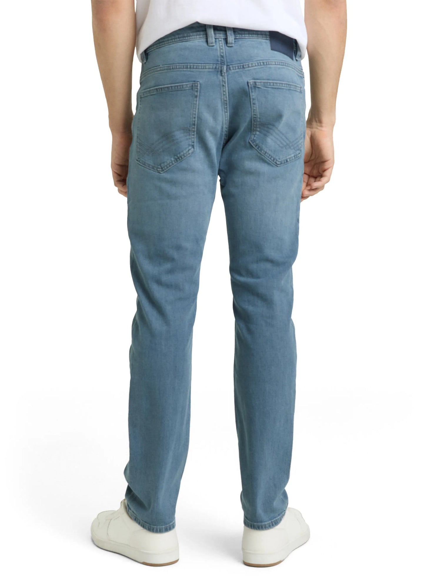 Tom Tailor Blue Grey Denim Men Ttjosh Regular Slim Stretch Jeans SKU: 1047978_10160 Image 02