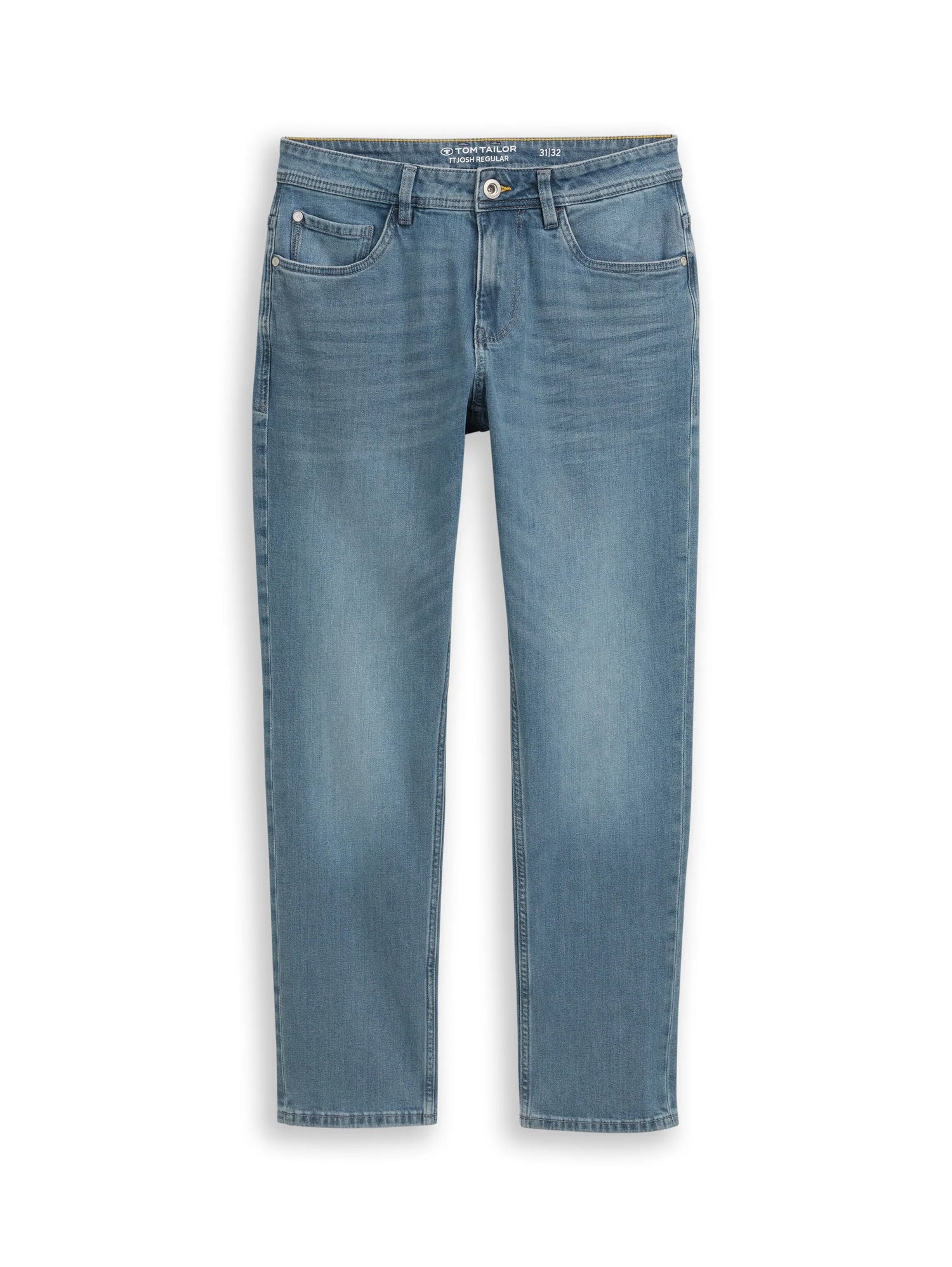 Tom Tailor Blue Grey Denim Men Ttjosh Regular Slim Stretch Jeans SKU: 1047978_10160 Image 06