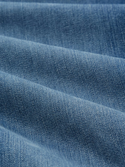 Tom Tailor Mid Stone Bright Blue Denim Men Ttmarvin Straight Jeans with Super-Stretch SKU: 1047983_10152 Image 05