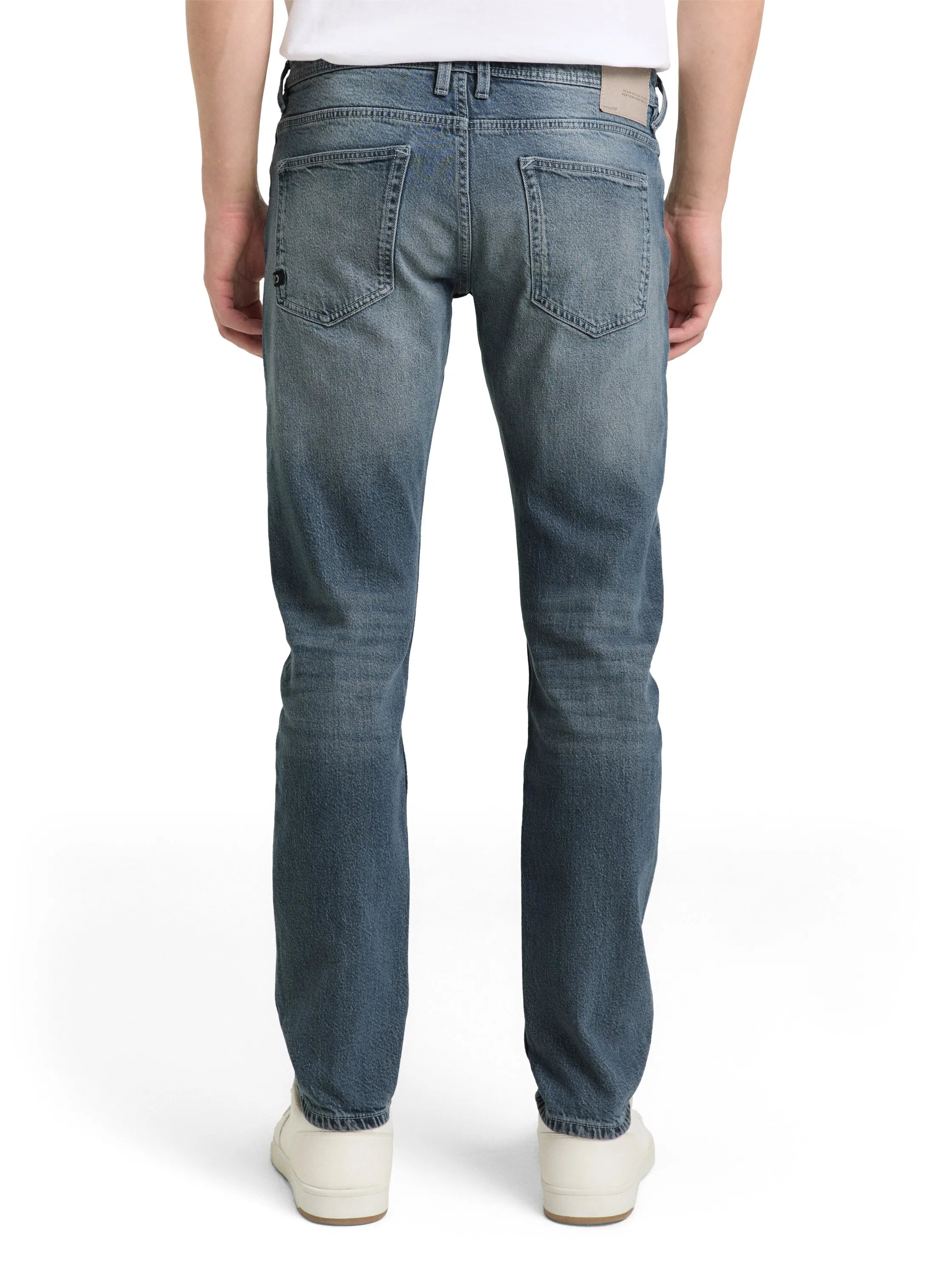 Denim Tom Tailor Used Mid Blue Grey Denim Men Ttpiers Slim Jeans SKU: 1047987_10108 Image 02