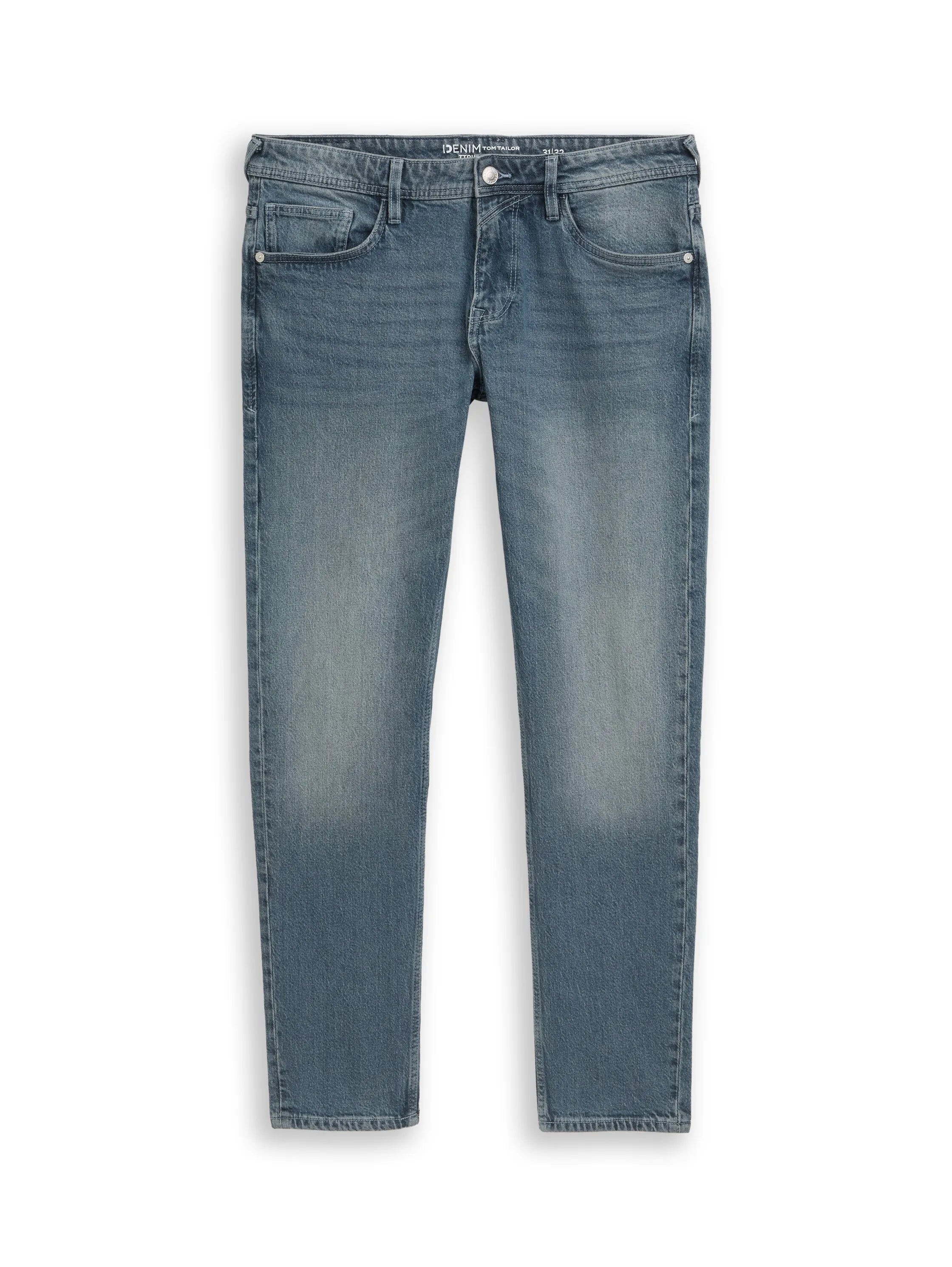 Denim Tom Tailor Used Mid Blue Grey Denim Men Ttpiers Slim Jeans SKU: 1047987_10108 Image 06