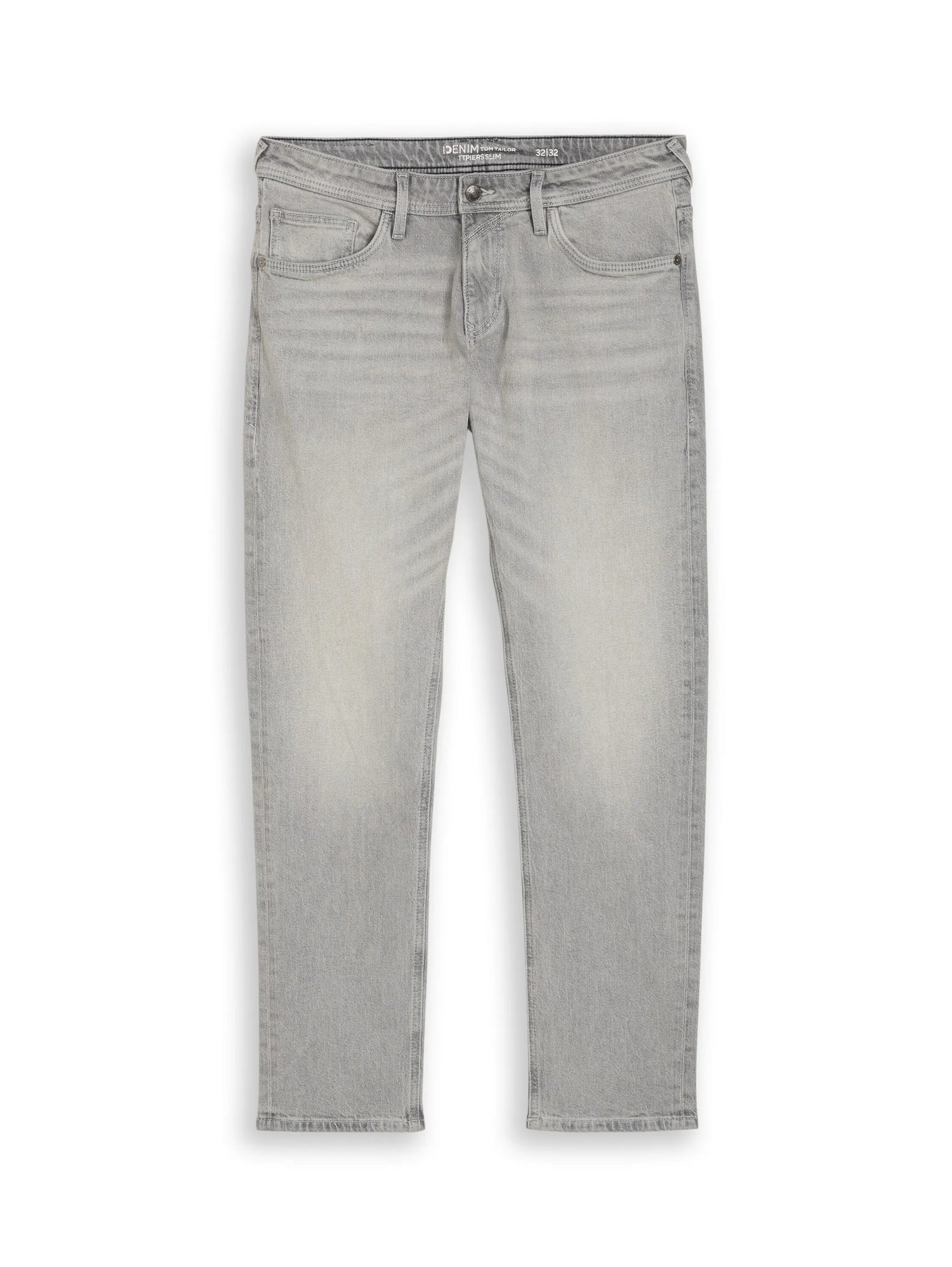 Denim Tom Tailor Used Light Stone Grey Denim Men Ttpiers Slim Jeans SKU: 1047987_10218 Image 06
