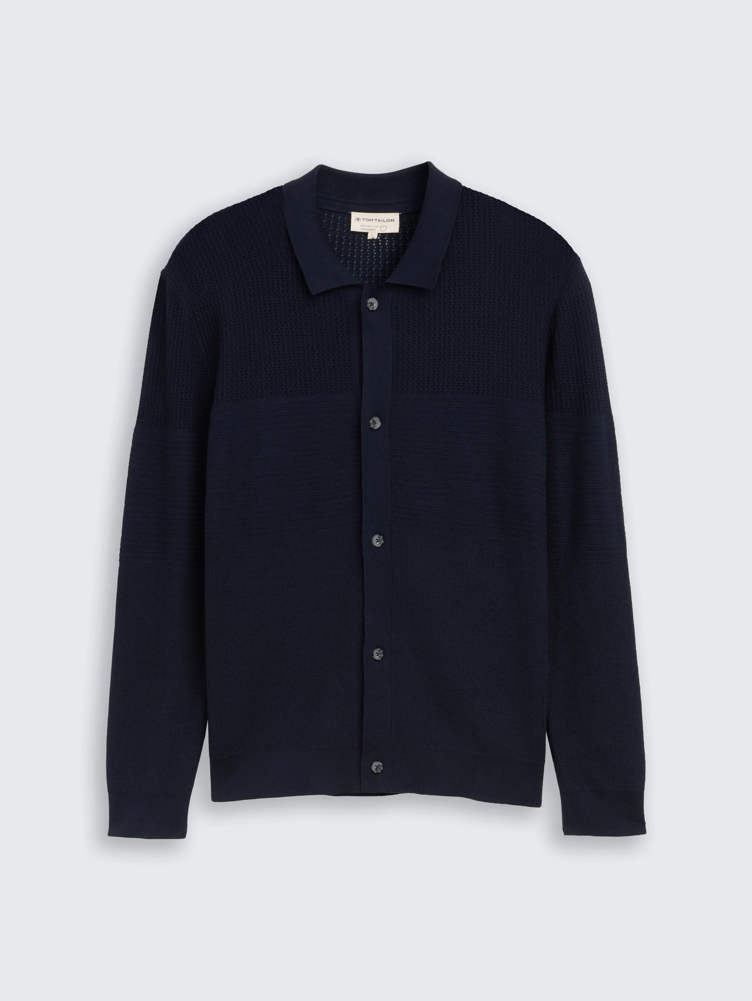 Tom Tailor_0_Cardigan with Button Placket_1048003_10668_01