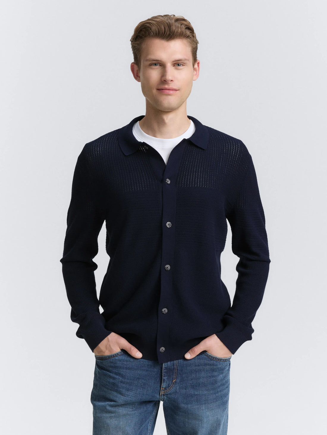 Tom Tailor_0_Cardigan with Button Placket_1048003_10668_02