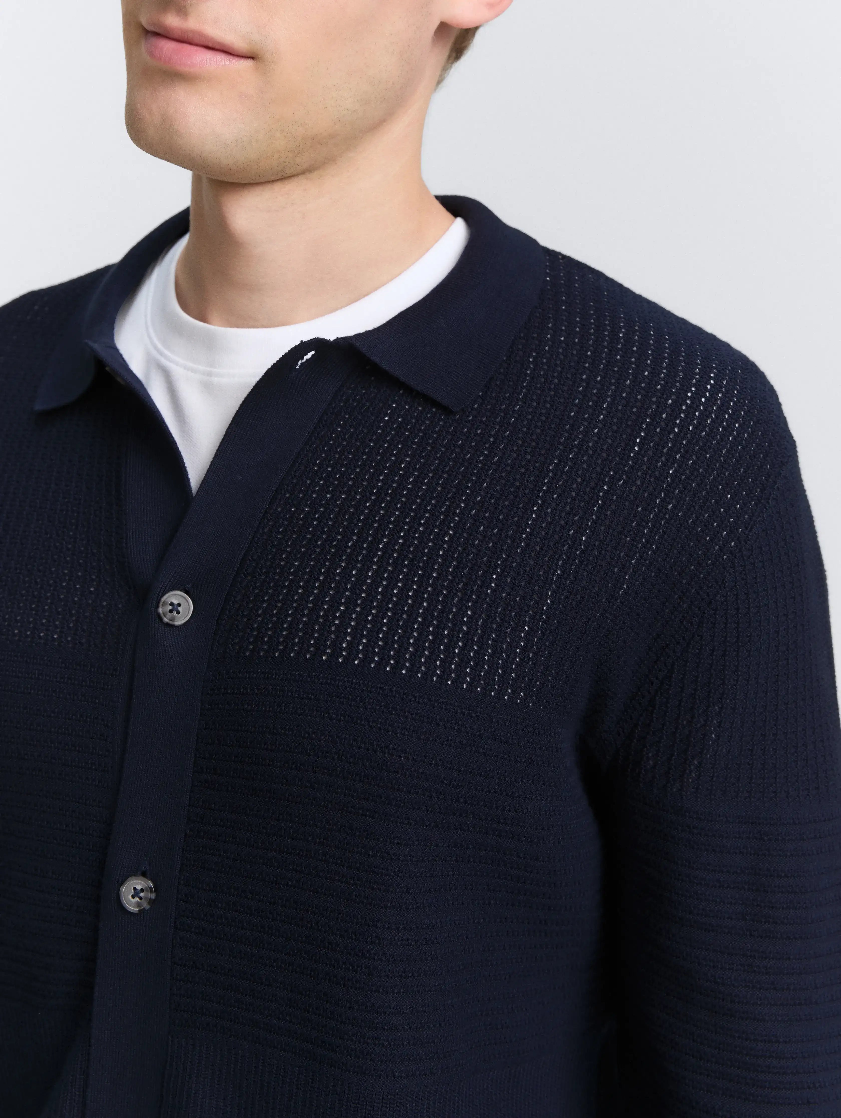 Tom Tailor_0_Cardigan with Button Placket_1048003_10668_05