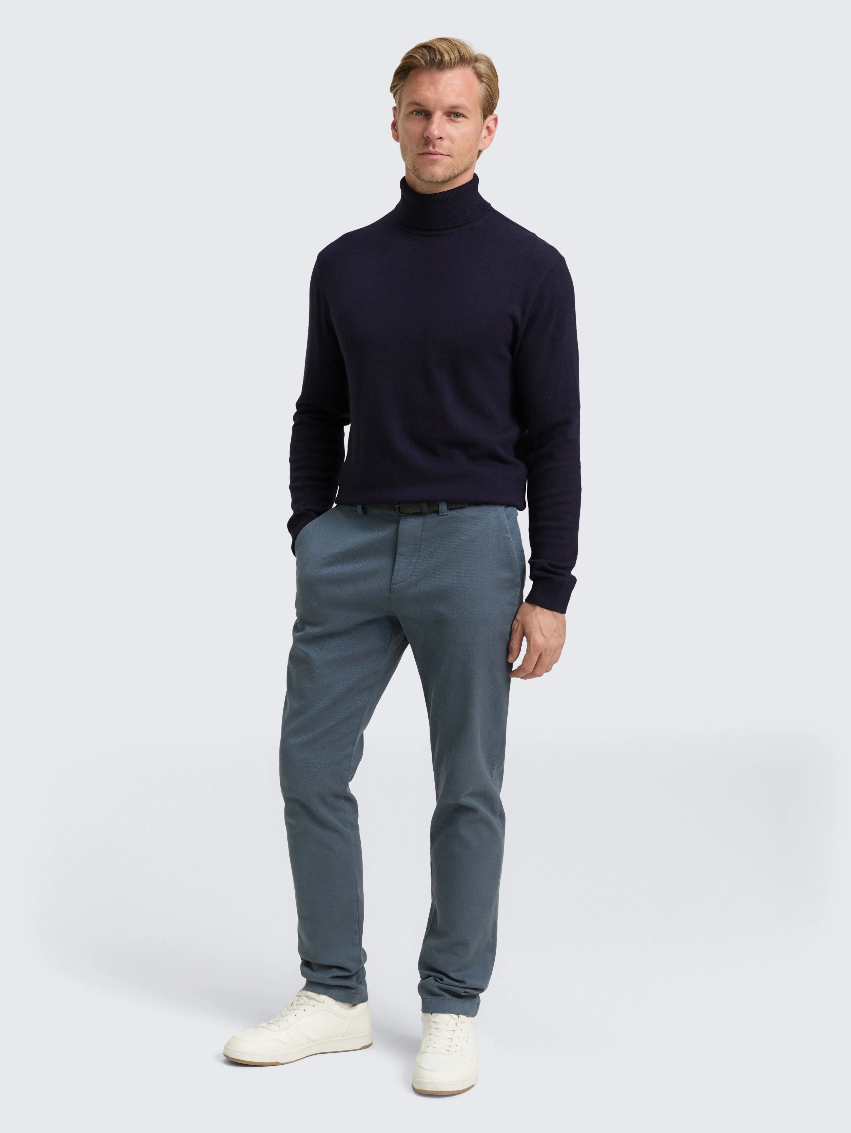 Tom Tailor_Gray_Turtleneck Jumper with Cashmere Blend_1048017_13160_01