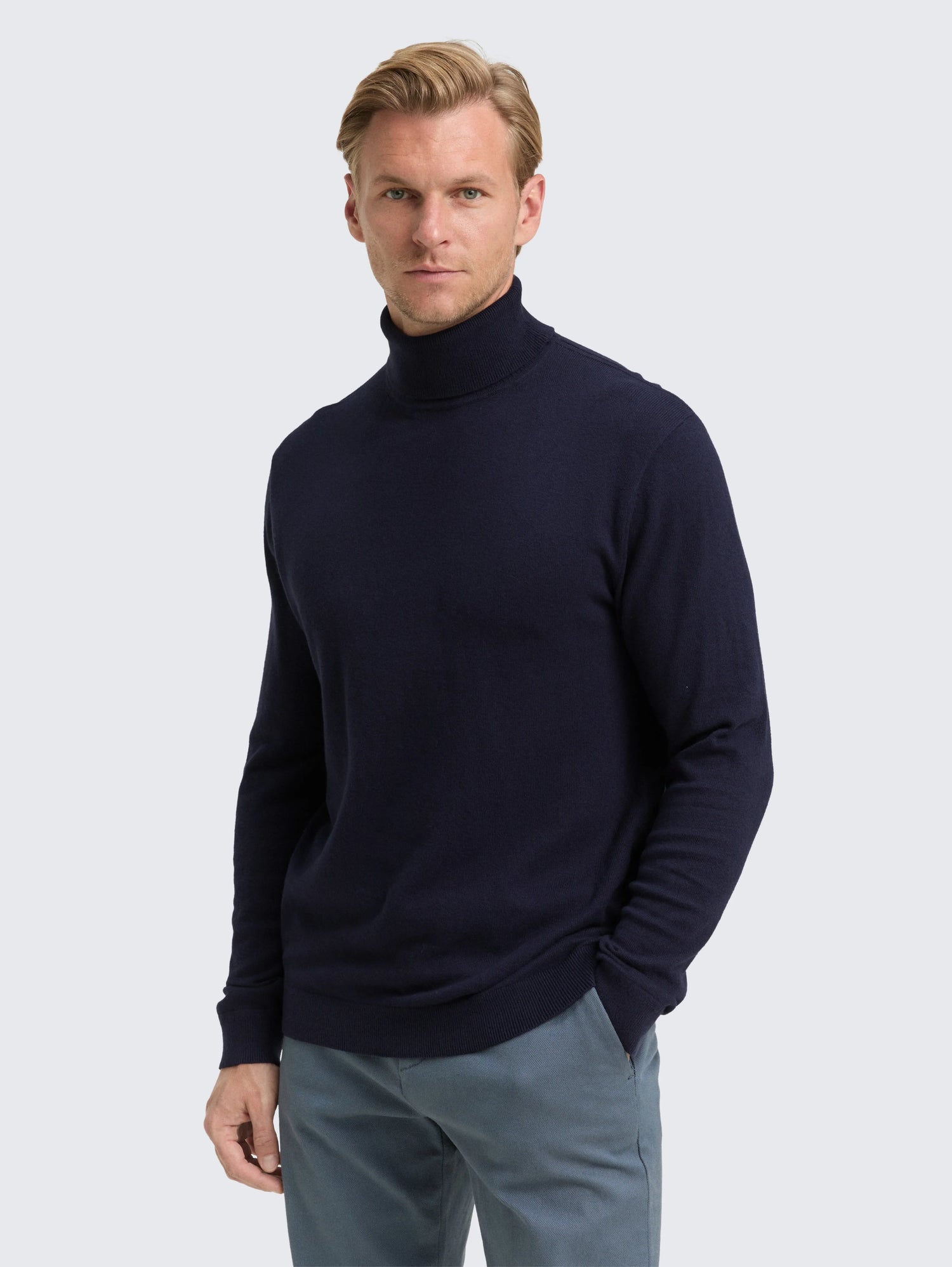Tom Tailor_Gray_Turtleneck Jumper with Cashmere Blend_1048017_13160_02