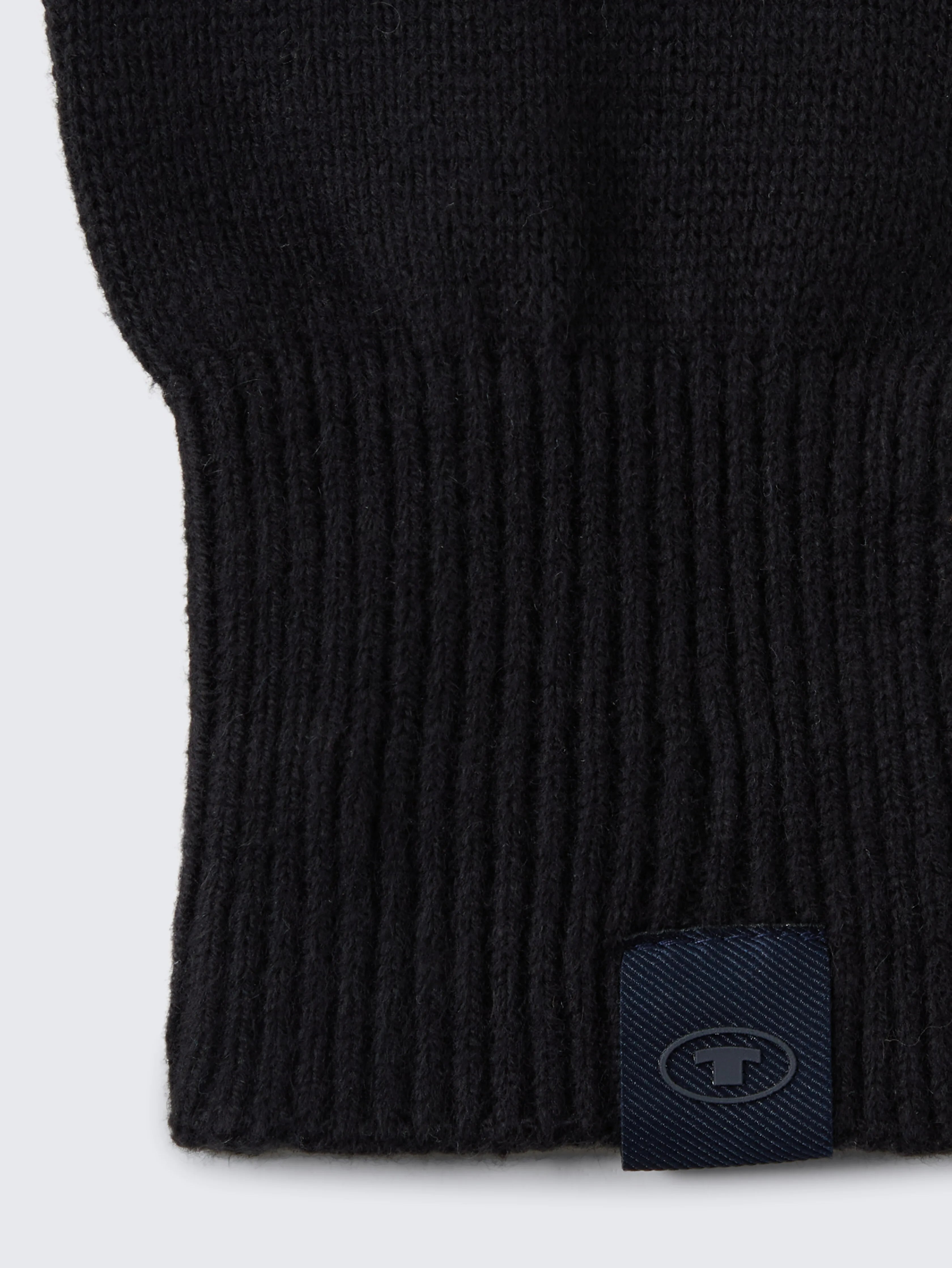 Tom Tailor_Gray_Gloves with Cashmere Content_1048044_29999_02