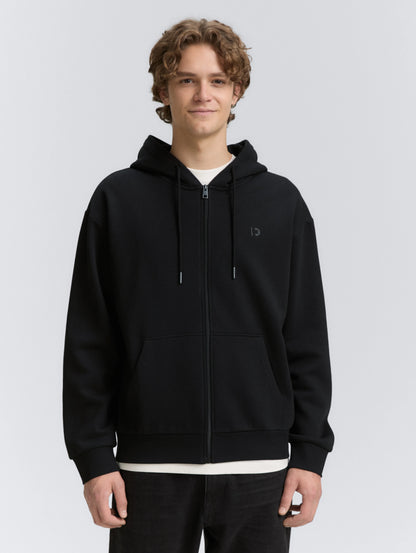 Tom Tailor_0_Hoodie Sweatshirt Jacket with Logo Print_1048078_29999_02