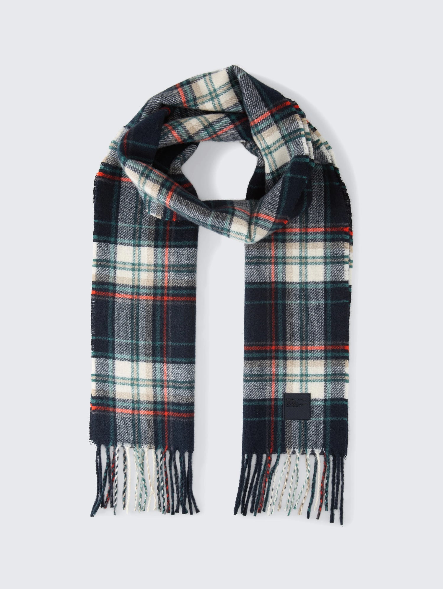 Tom Tailor_Blue_Scarf with Fringes_1048086_38516_02