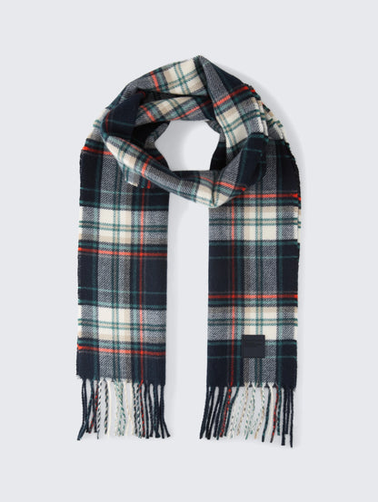 Tom Tailor_Blue_Scarf with Fringes_1048086_38516_02