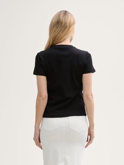Tom Tailor_T-Shirt with a Round Neck_1048112_14482_03