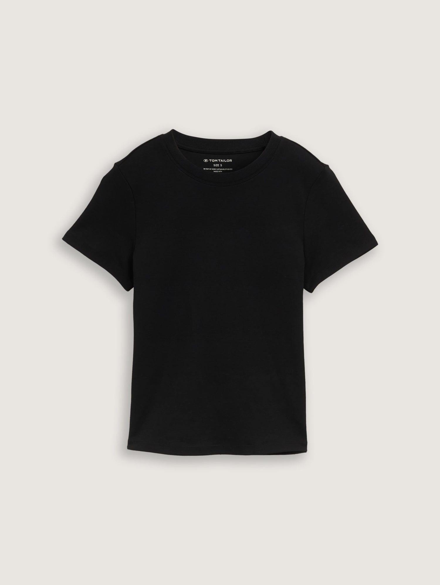 Tom Tailor_T-Shirt with a Round Neck_1048112_14482_06