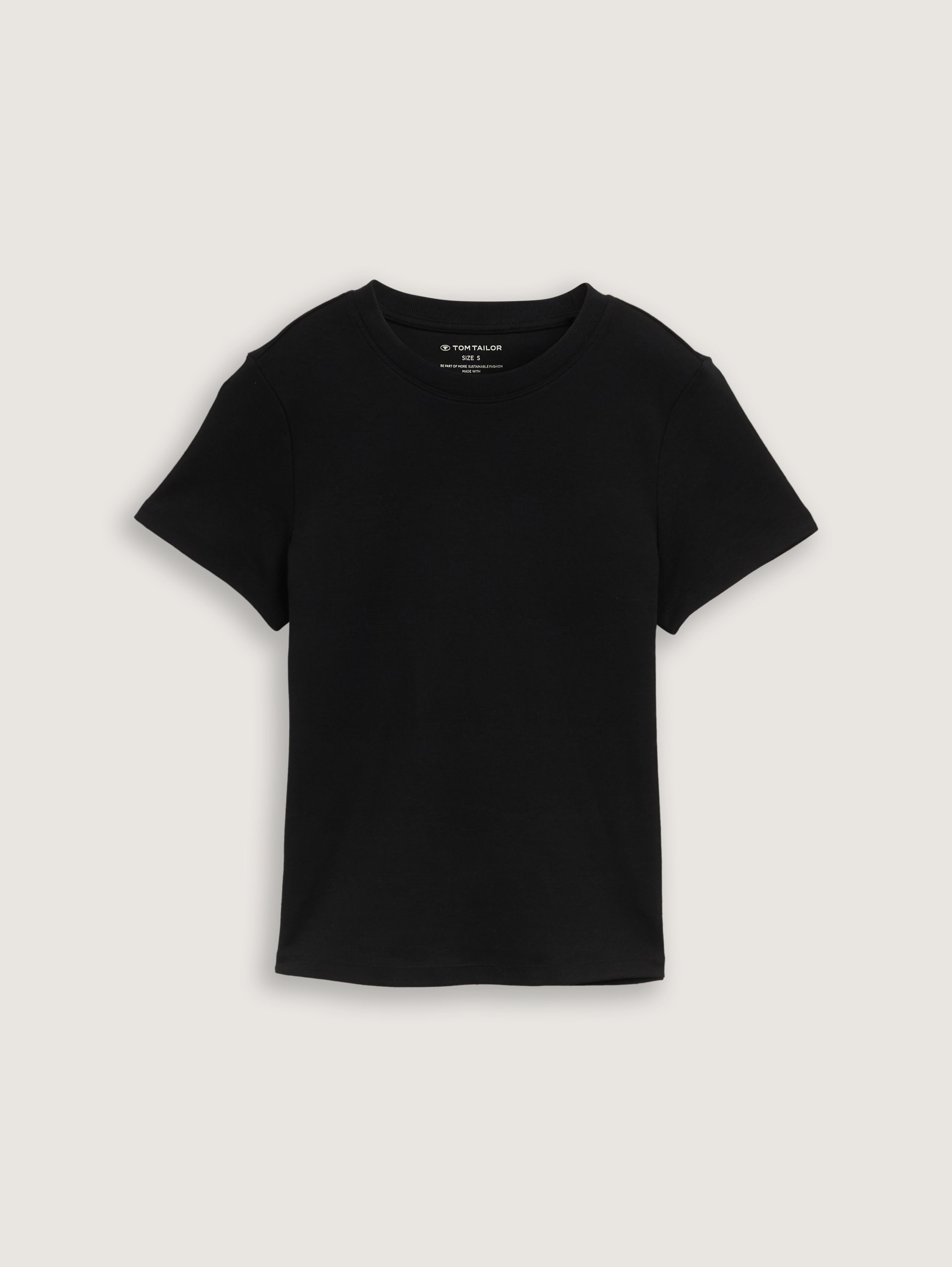 Tom Tailor_T-Shirt with a Round Neck_1048112_14482_06