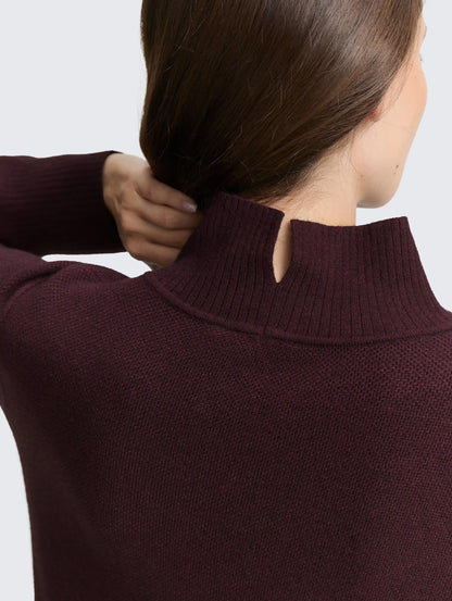 Tom Tailor_0_Knitted Dress with Stand-Up Collar_1048320_10525_05