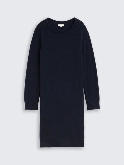 Tom Tailor_0_Knitted Dress with Boat Neckline_1048321_11019_01