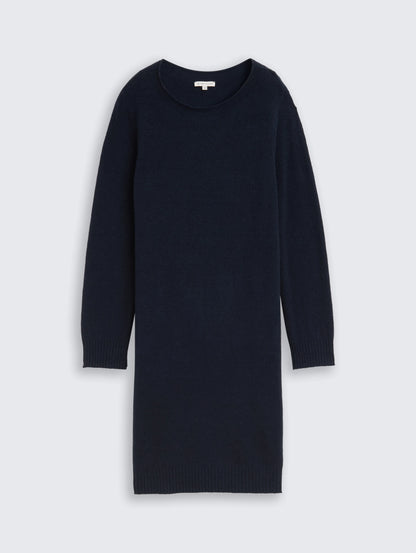 Tom Tailor_0_Knitted Dress with Boat Neckline_1048321_11019_04