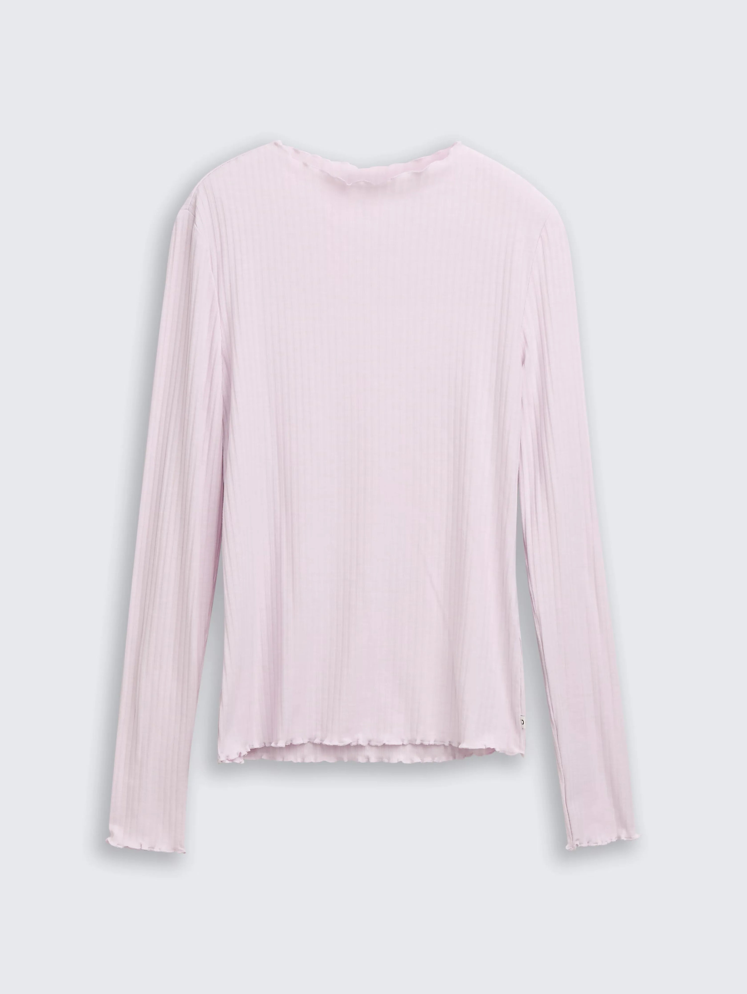 Tom Tailor_0_Ribbed Long-Sleeved Shirt with Stand-Up Collar_1048344_33972_01