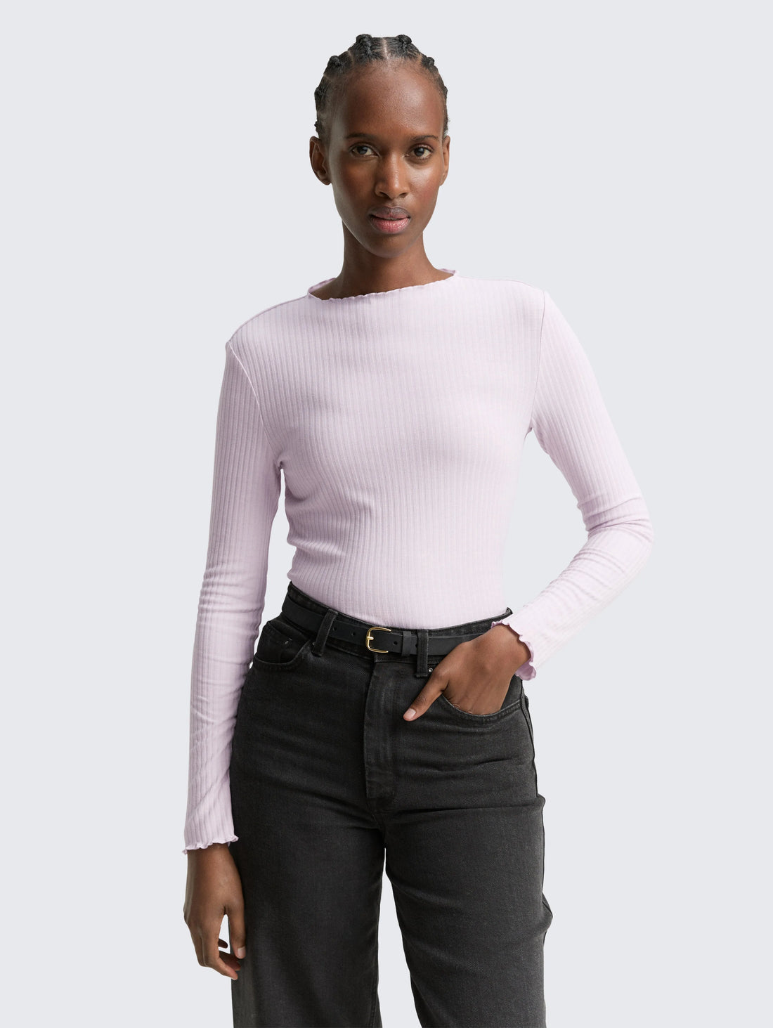 Tom Tailor_0_Ribbed Long-Sleeved Shirt with Stand-Up Collar_1048344_33972_02