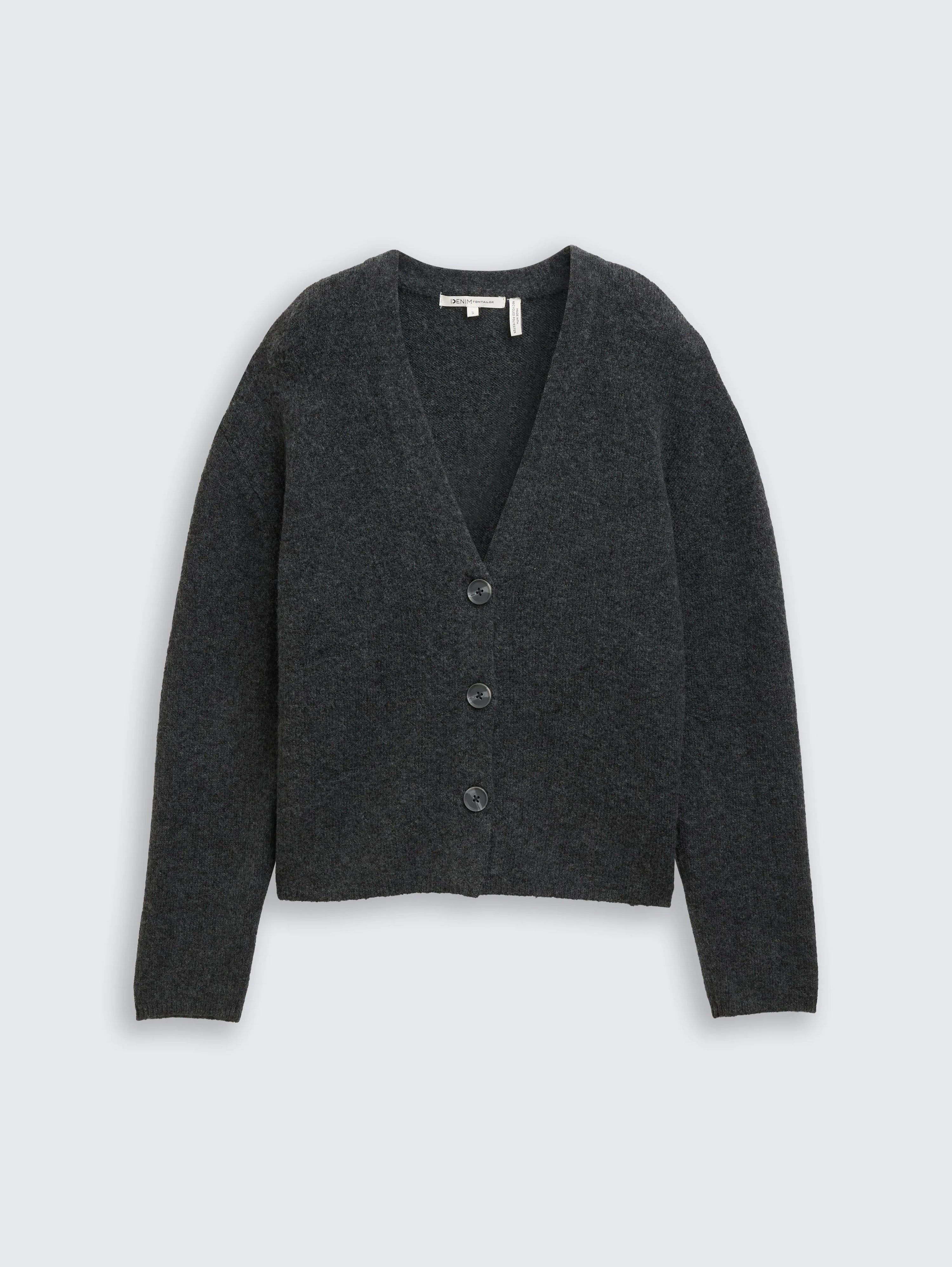 Tom Tailor_White_Cardigan with V-Neck_1048350_12880_04