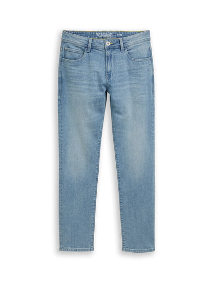 Tom Tailor Used Light Stone Blue Denim Men Ttjosh Regular Slim Jeans SKU: 1048363_10118 Image 06