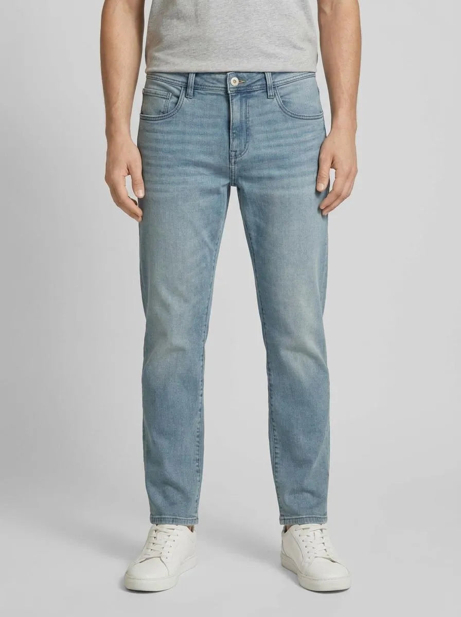 Tom Tailor Light Stone Blue Grey Denim Men Ttjosh Regular Slim Jeans SKU: 1048363_10161 Image 00
