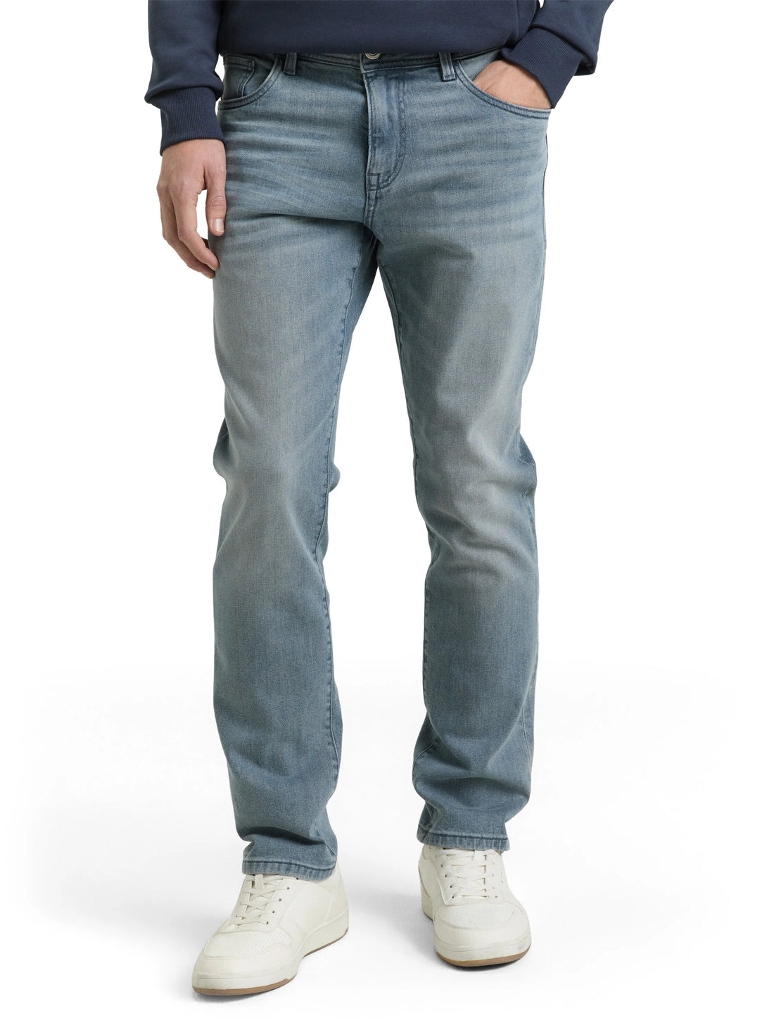 Tom Tailor Light Stone Blue Grey Denim Men Ttjosh Regular Slim Jeans SKU: 1048363_10161 Image 01