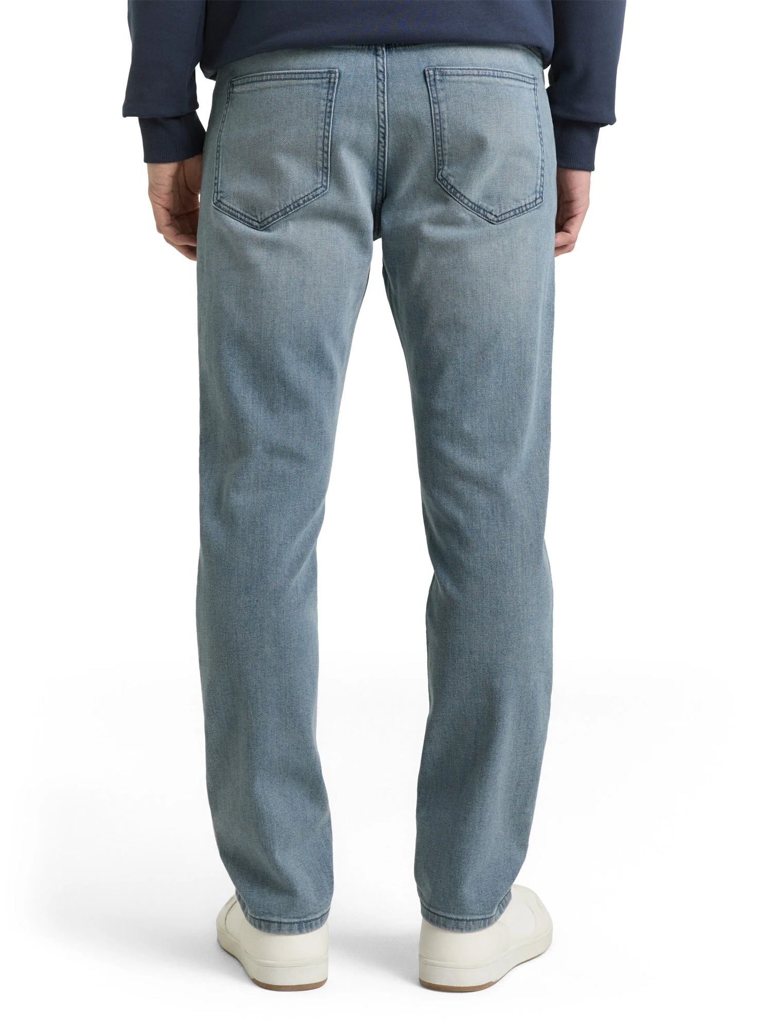 Tom Tailor Light Stone Blue Grey Denim Men Ttjosh Regular Slim Jeans SKU: 1048363_10161 Image 02
