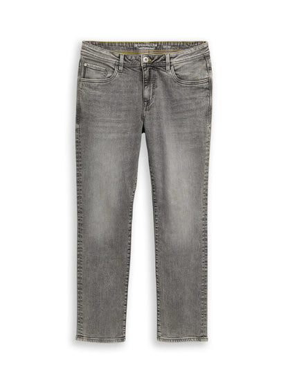 Tom Tailor Used Light Stone Grey Denim Men Ttjosh Regular Slim Jeans SKU: 1048363_10218 Image 06