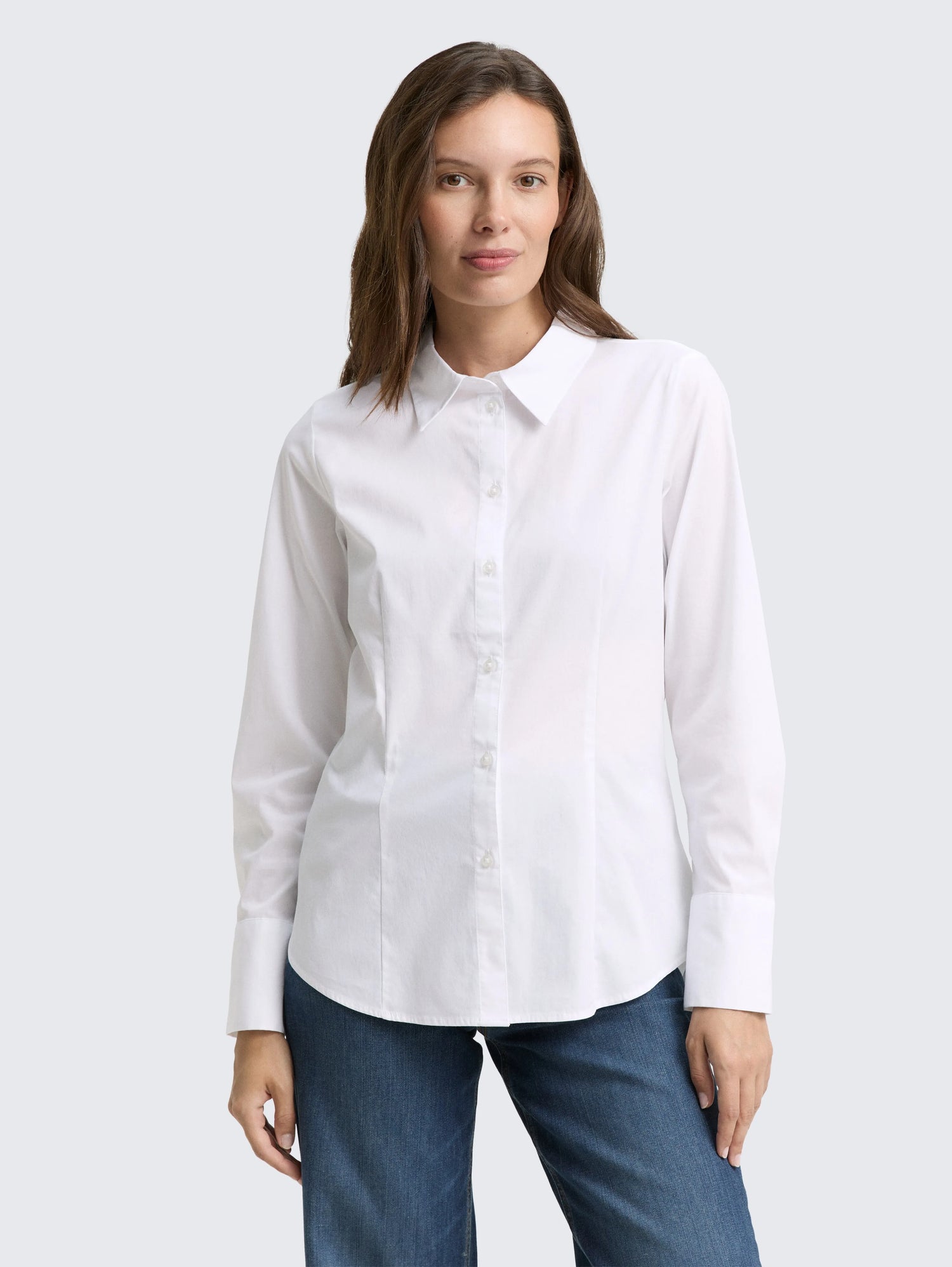 Tom Tailor_0_Fitted Poplin Shirt Blouse_1048370_20000_02