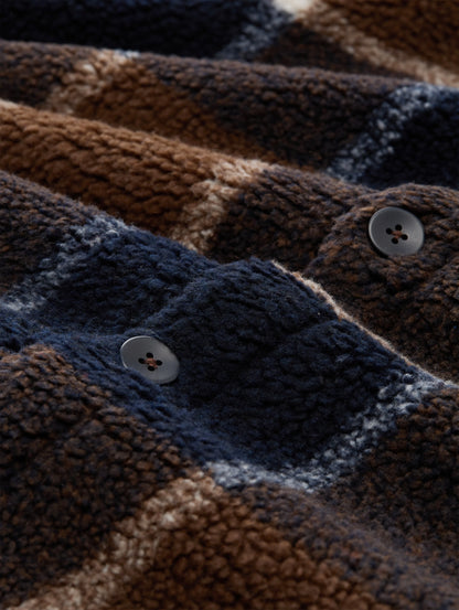 Tom Tailor_Beige_Teddy Overshirt with Checked Pattern_1048435_39355_06