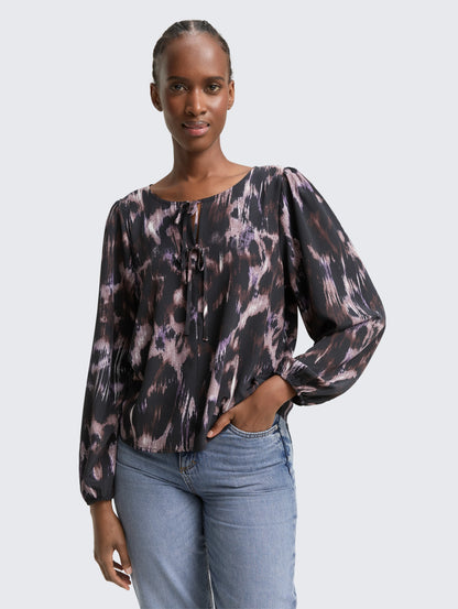 Tom Tailor_0_Loose Fit Blouse with Bow Details_1048569_38997_01