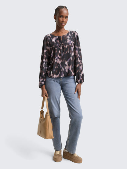 Tom Tailor_0_Loose Fit Blouse with Bow Details_1048569_38997_02