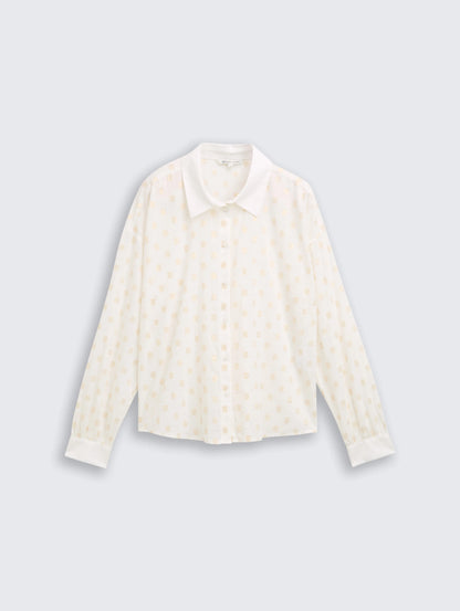 Tom Tailor_0_Shirt Blouse with Glitter Dot Pattern_1048573_39032_04