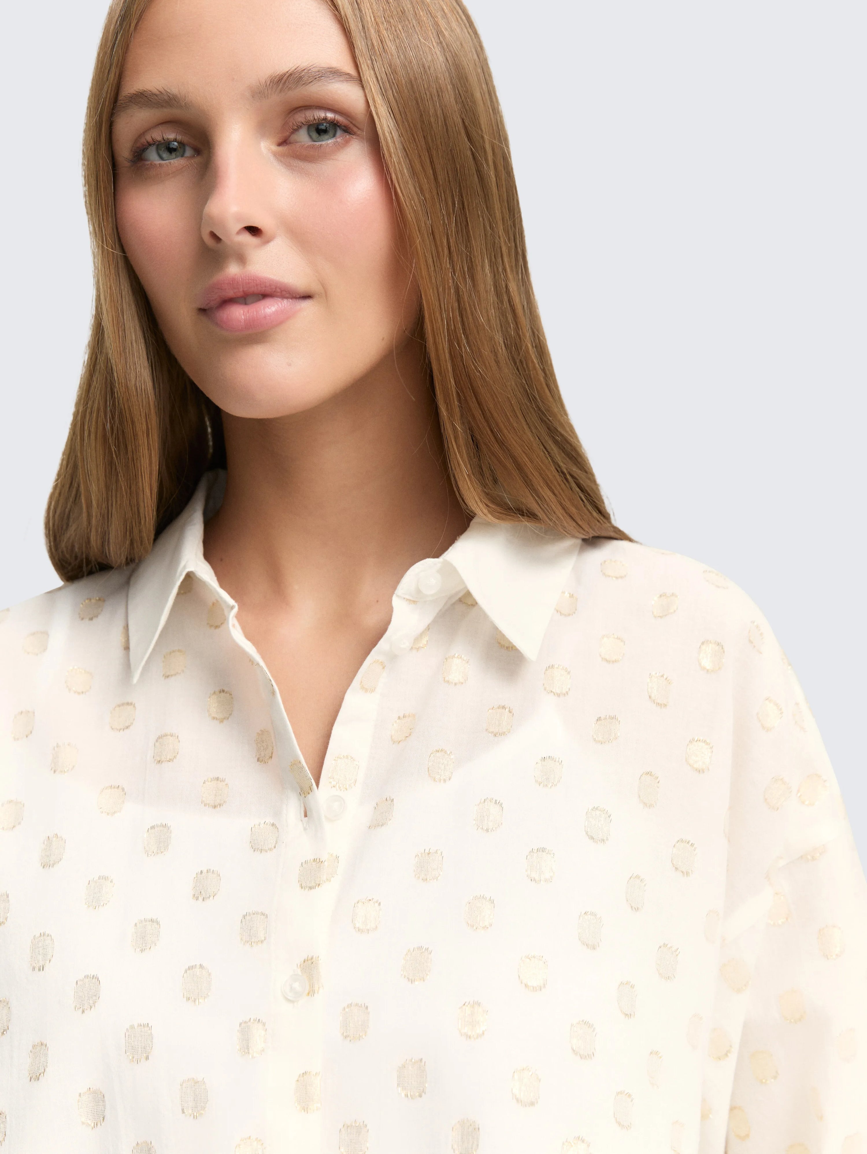 Tom Tailor_0_Shirt Blouse with Glitter Dot Pattern_1048573_39032_05