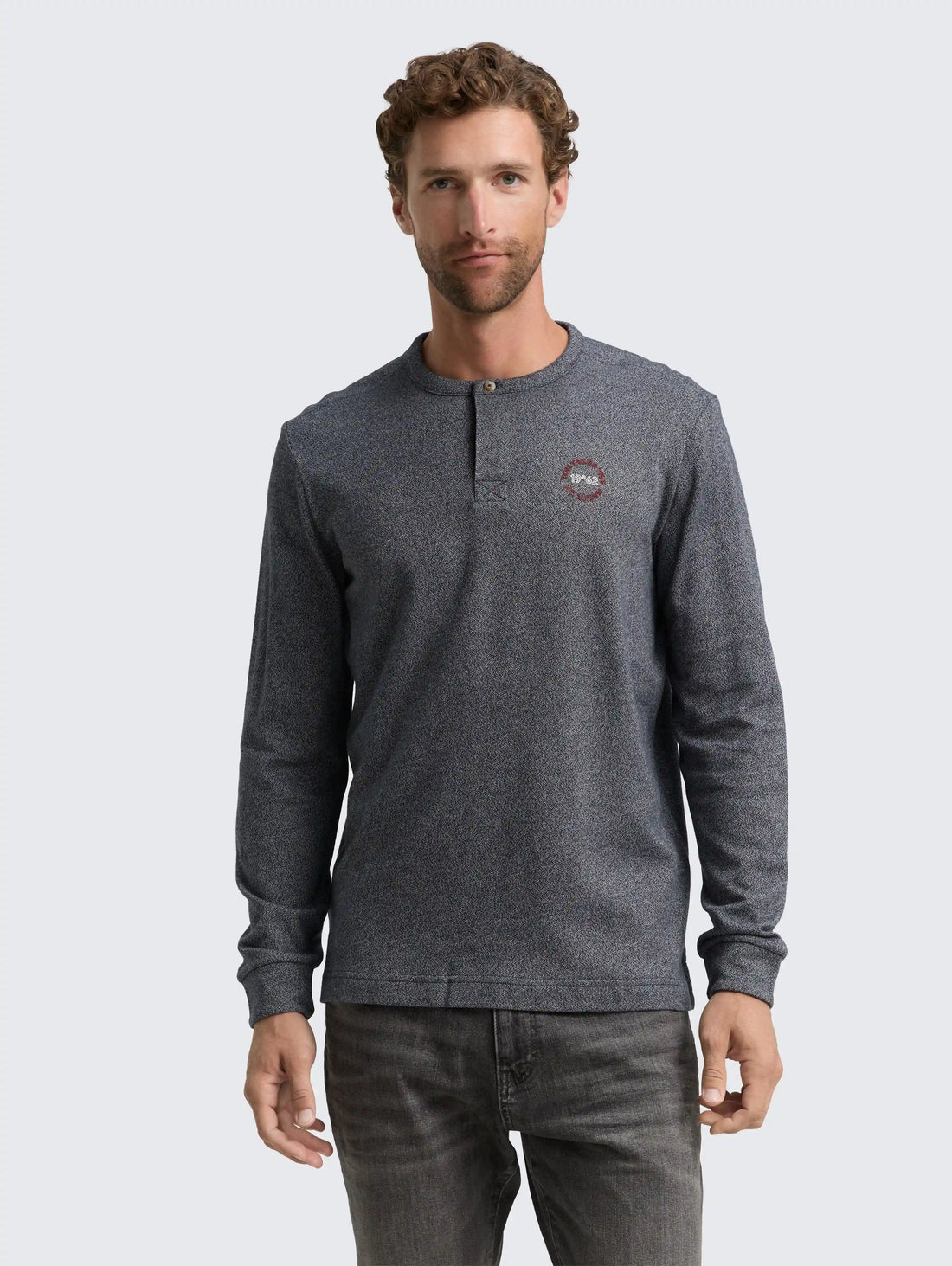 Tom Tailor_0_Cotton Henley Long-Sleeved Shirt_1048587_19932_02