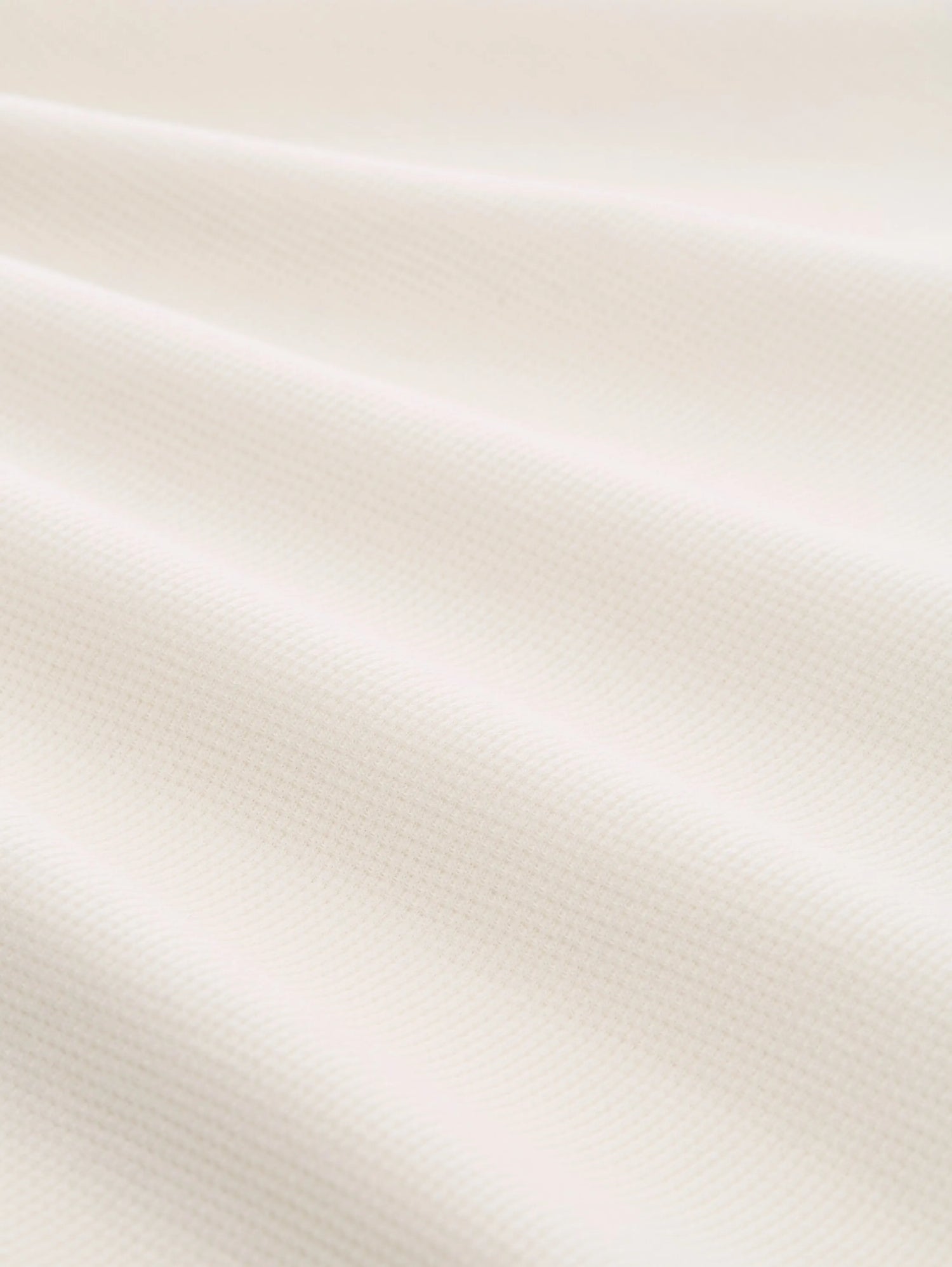 Tom Tailor Gardenia White Men T-Shirt with Waffle Texture SKU: 1048599_10348 Image 05