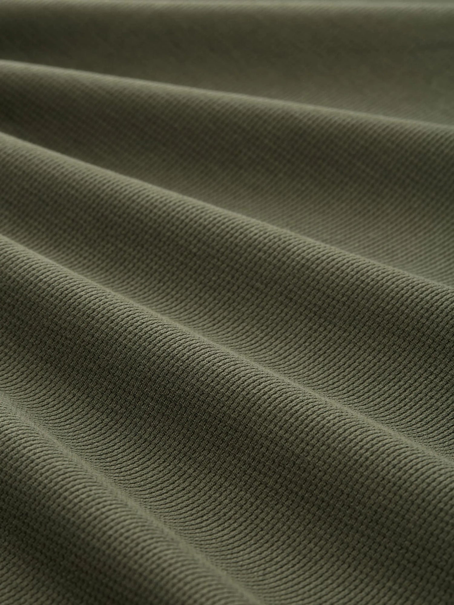 Tom Tailor Deep Forest Green Men T-Shirt with Waffle Texture SKU: 1048599_10920 Image 05