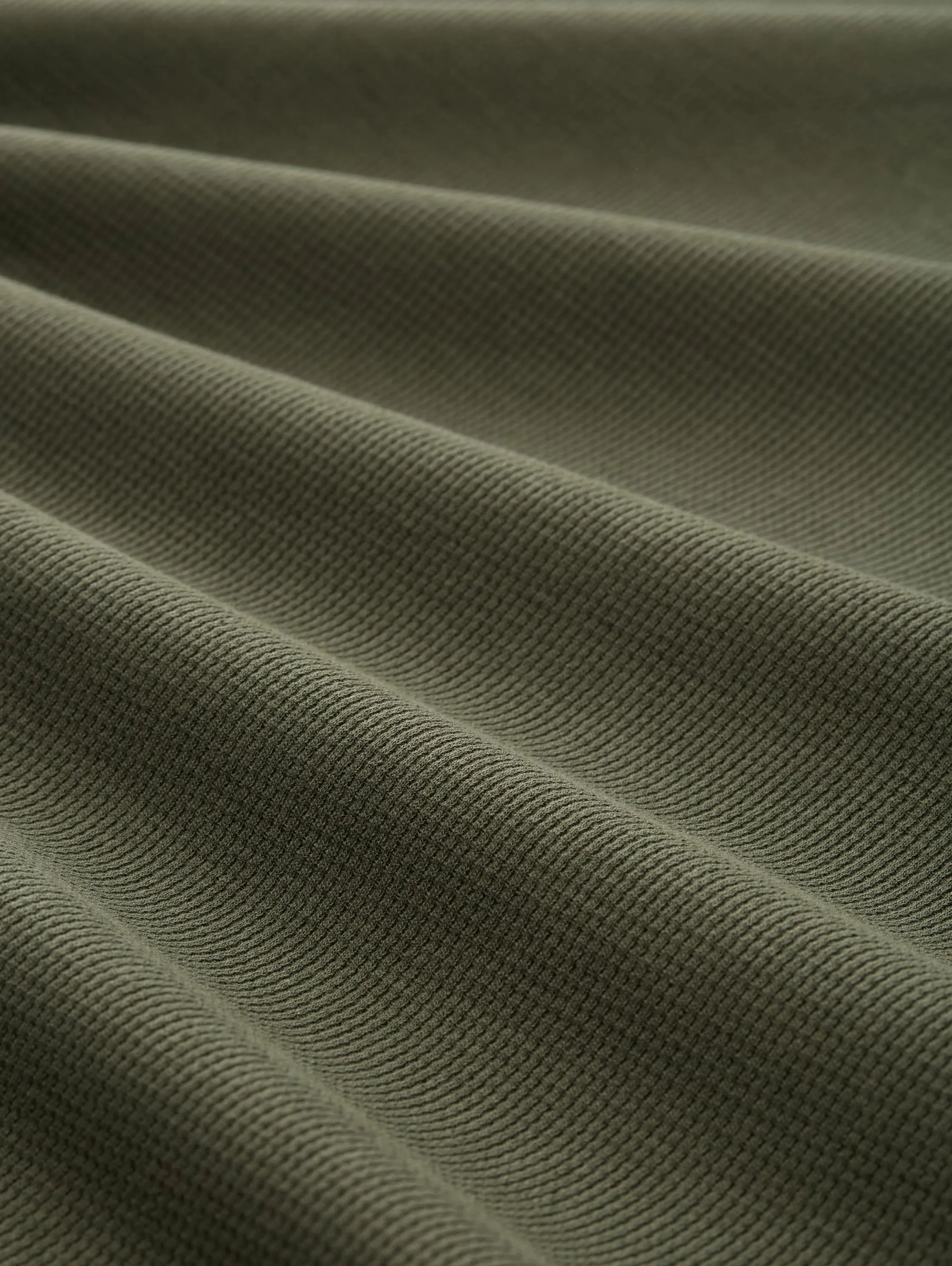 Tom Tailor Deep Forest Green Men T-Shirt with Waffle Texture SKU: 1048599_10920 Image 05