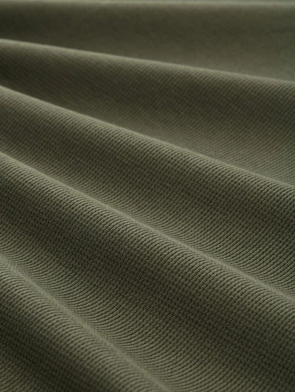 Tom Tailor Deep Forest Green Men T-Shirt with Waffle Texture SKU: 1048599_10920 Image 05